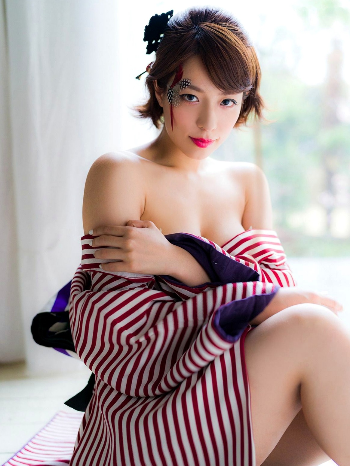 Gallery - Sabra_小瀬田麻由写真集：黑丝诱惑与极品内衣，展现成熟冷艳的极致线条[100P]日本性感尤物黑丝冷艳内衣 女神私房照_秀色女神 - image 57