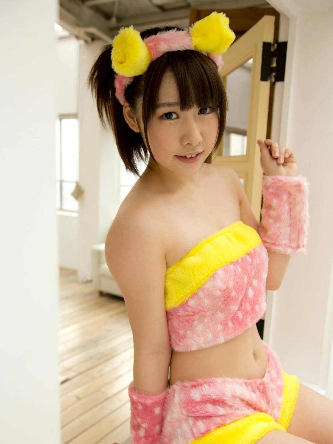 Gallery - Sabra_大河華 Hana Taiga - Tiger Love 写真集，清纯校服诱惑，日系元气双马尾少女精选 [40P]日本校服清纯萝莉治愈系 女神私房照_秀色女神 - image 33