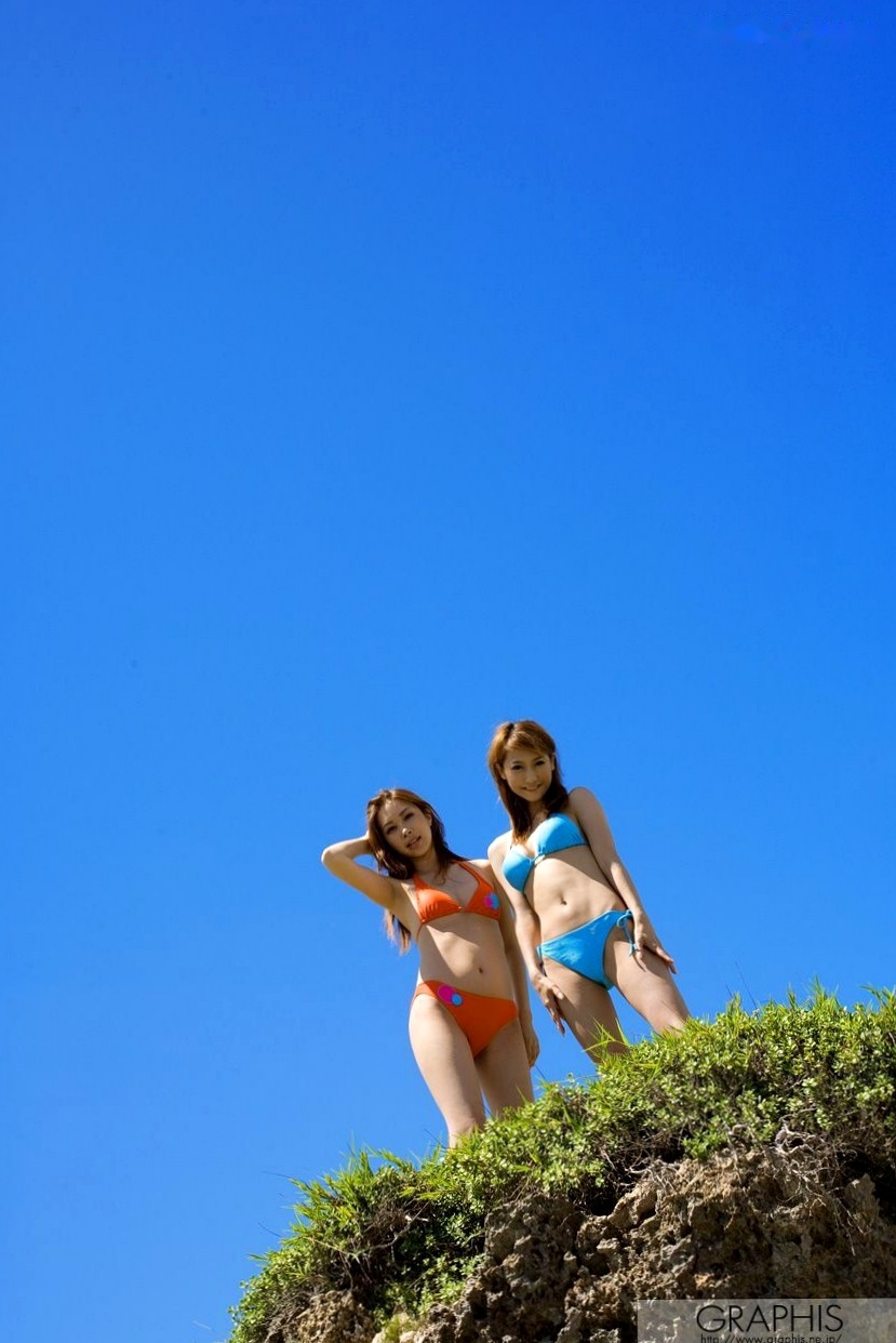 Gallery - Graphis_千堂ゆりあ&綾波セナ《Friendship》清凉海边比基尼与户外私房写真集日本性感比基尼私房照女神 女神私房照_秀色女神 - image 8