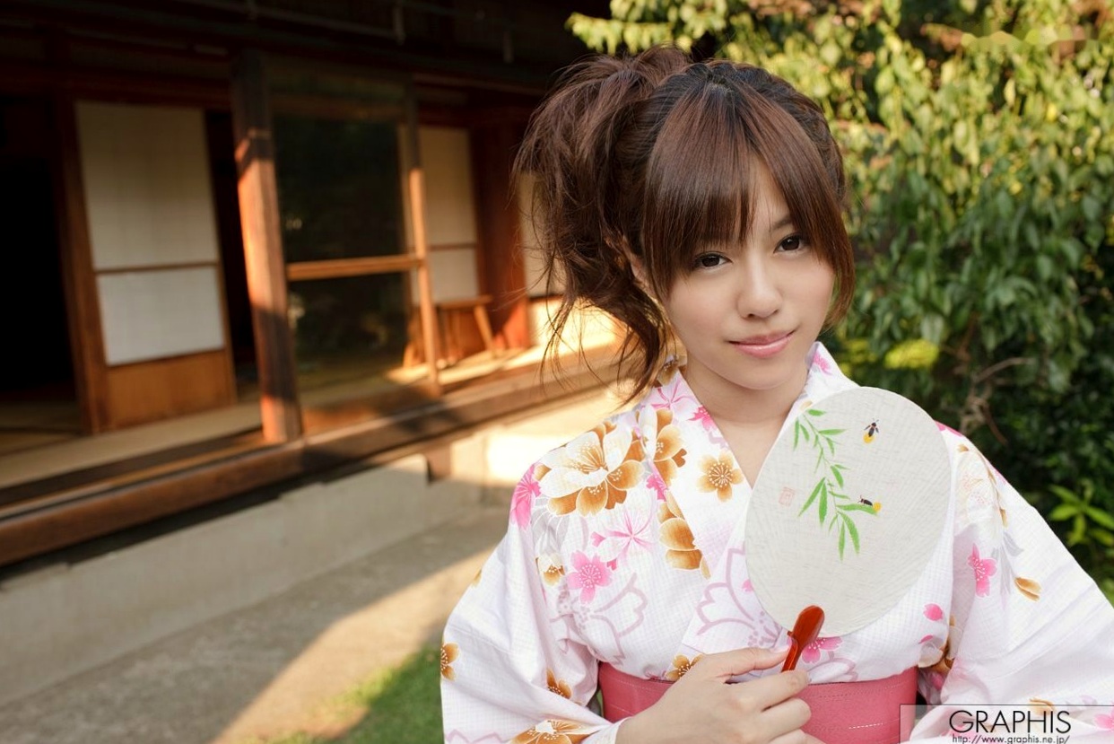 Gallery - Graphis 琉川里菜(Rina Rukawa)《Pure and Cute》清新和服与自然户外大尺度私房写真日本和服清纯私房照丁字裤极品 女神私房照_秀色女神 - image 5
