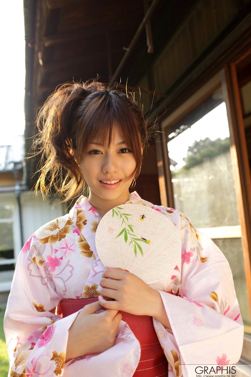Gallery - Graphis 琉川里菜(Rina Rukawa)《Pure and Cute》清新和服与自然户外大尺度私房写真日本和服清纯私房照丁字裤极品 女神私房照_秀色女神 - image 6