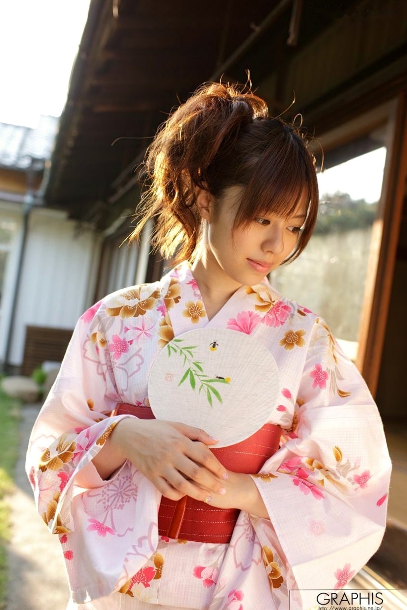 Gallery - Graphis 琉川里菜(Rina Rukawa)《Pure and Cute》清新和服与自然户外大尺度私房写真日本和服清纯私房照丁字裤极品 女神私房照_秀色女神 - image 7