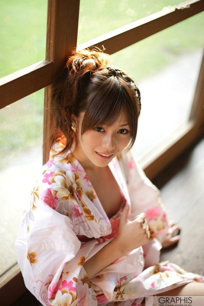 Gallery - Graphis 琉川里菜(Rina Rukawa)《Pure and Cute》清新和服与自然户外大尺度私房写真日本和服清纯私房照丁字裤极品 女神私房照_秀色女神 - image 16