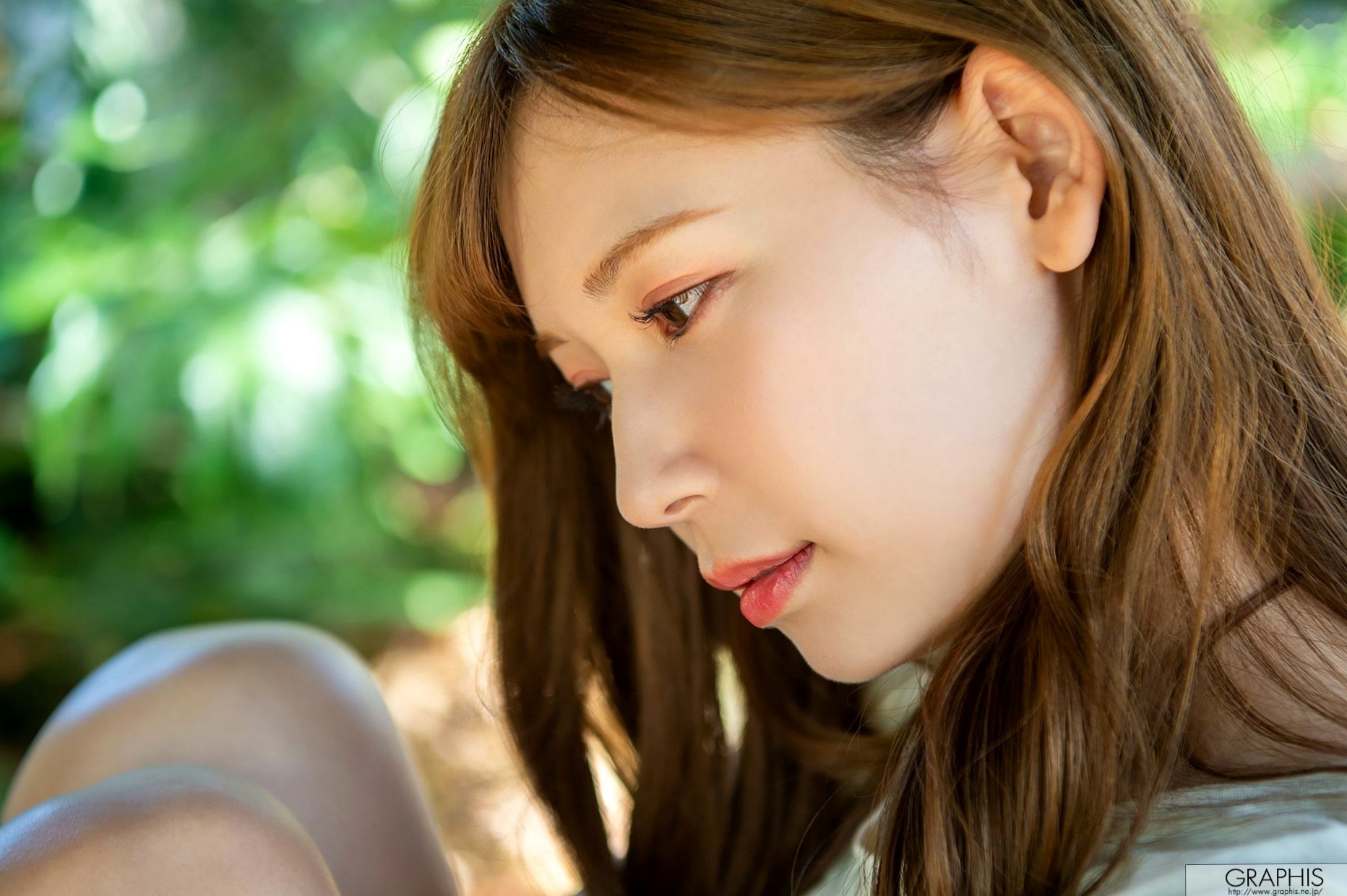 Gallery - Graphis_明里つむぎ(明里紬)《Moment》夏日户外清纯大片，甜美治愈系少女写真日本清纯治愈系户外美腿 女神私房照_秀色女神 - image 19