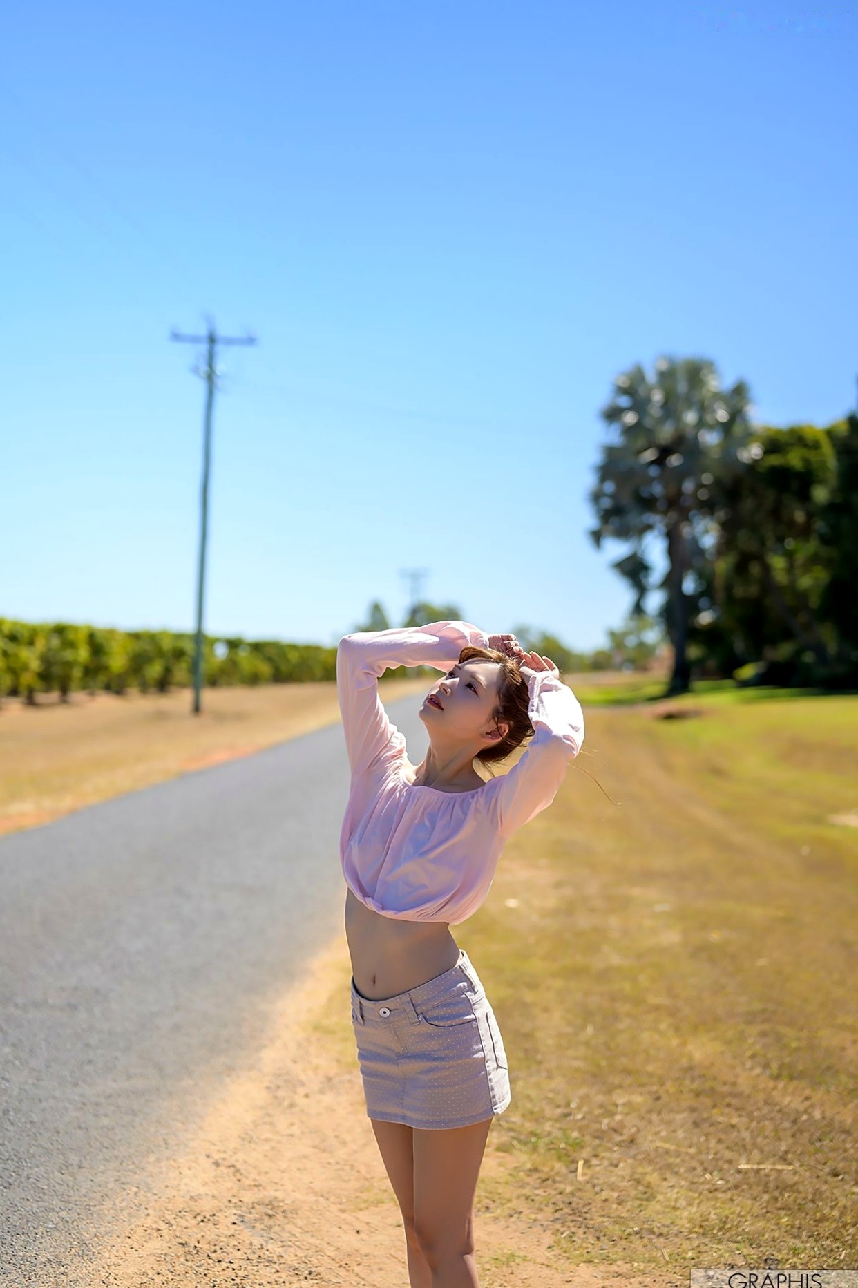 Gallery - Graphis_明里つむぎ(明里紬)《Moment》夏日户外清纯大片，甜美治愈系少女写真日本清纯治愈系户外美腿 女神私房照_秀色女神 - image 48
