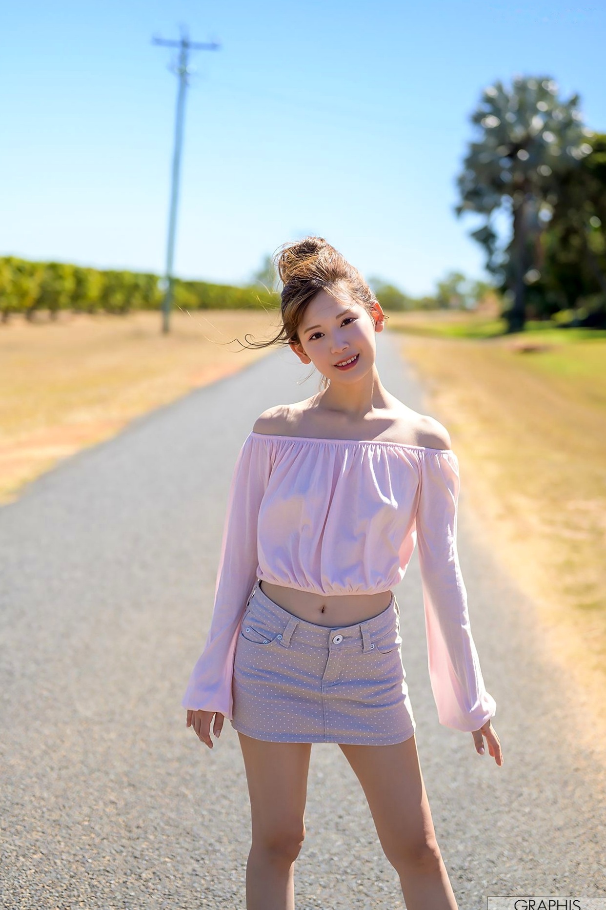 Gallery - Graphis_明里つむぎ(明里紬)《Moment》夏日户外清纯大片，甜美治愈系少女写真日本清纯治愈系户外美腿 女神私房照_秀色女神 - image 50