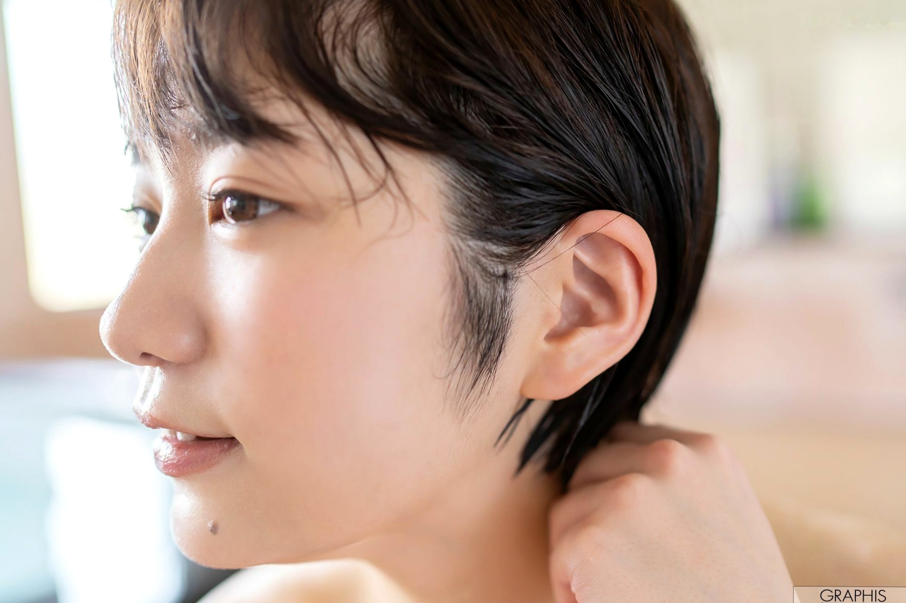 Gallery - Graphis_藤江史帆《Pele clara》图片写真集，清新短发日系私房，甜美治愈系尤物清纯气质治愈系私房照日本 女神私房照_秀色女神 - image 59