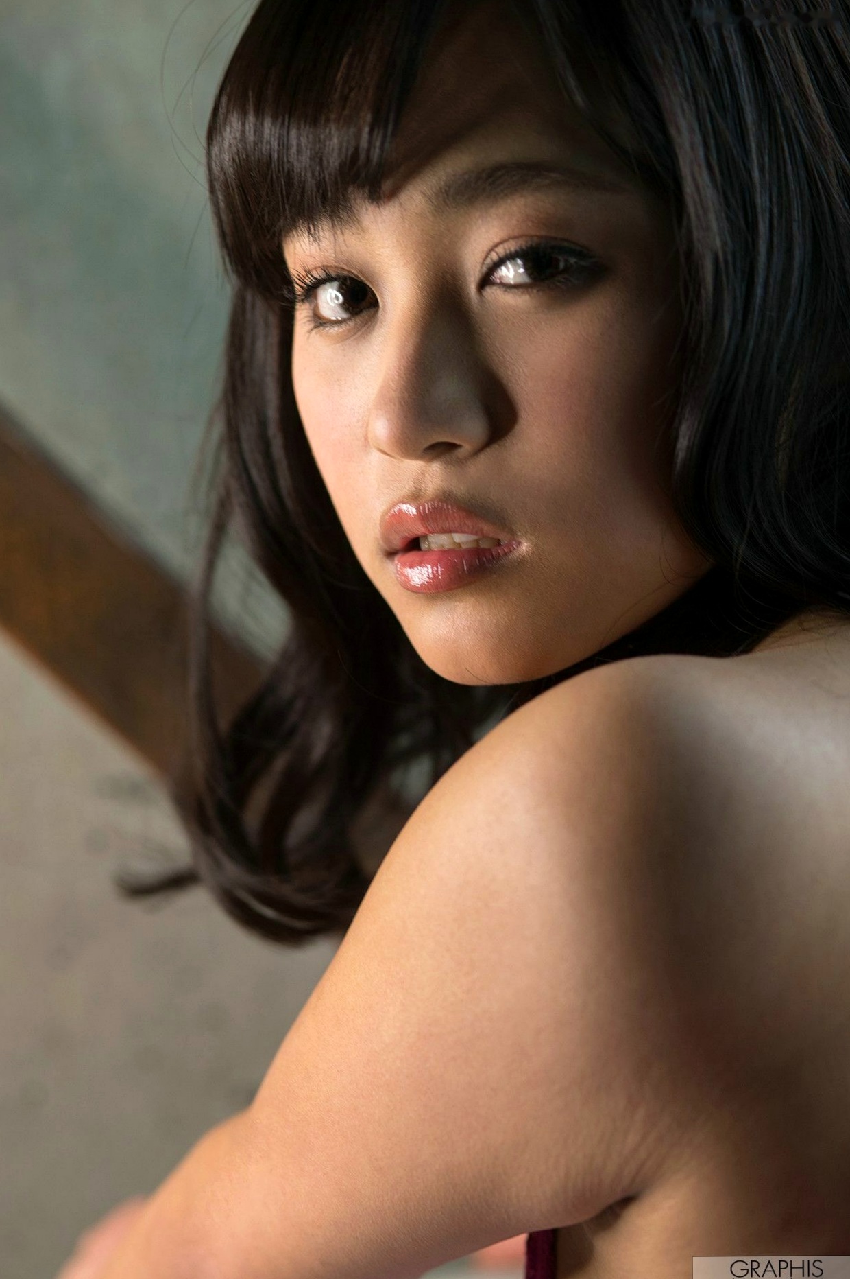 Gallery - Graphis系列：浅野惠美『Grande』居家私房写真，极致童颜巨乳展现诱人曲线魅力童颜巨乳内衣私房照日本性感 女神私房照_秀色女神 - image 14