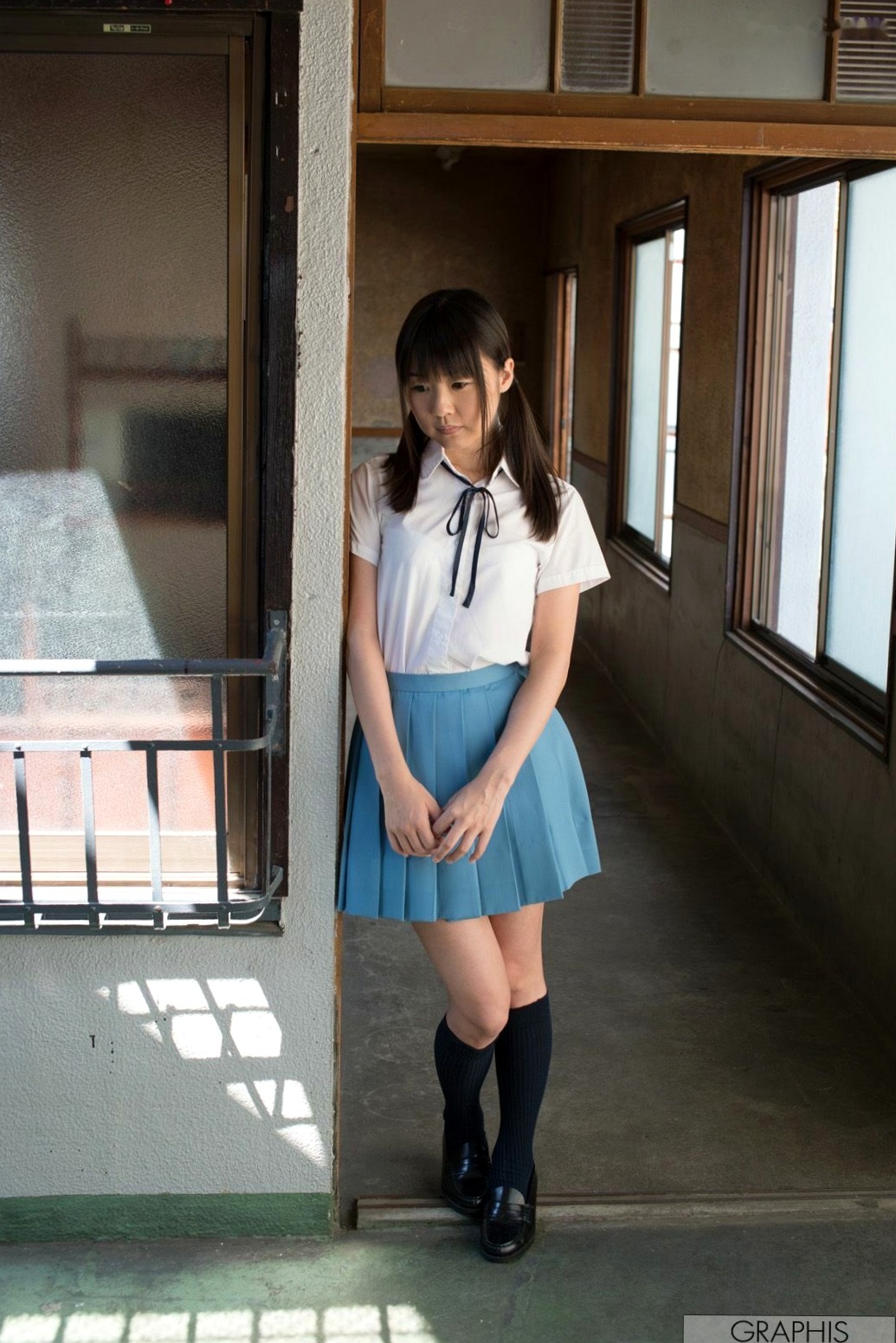 Gallery - Graphis_Tsubomi/つぼみ/萌神小蕾《TsuboMIX》校服写真：重回青葱校园，演绎清纯学妹清新特辑日本校服清纯清新气质 女神私房照_秀色女神 - image 25
