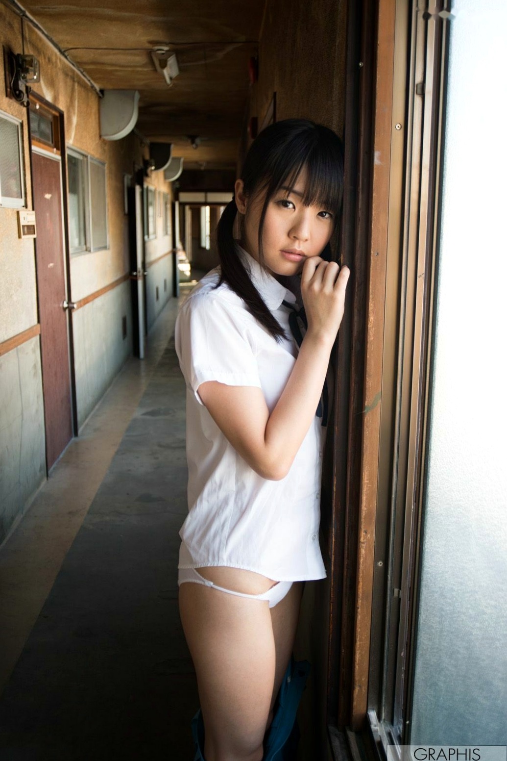 Gallery - Graphis_Tsubomi/つぼみ/萌神小蕾《TsuboMIX》校服写真：重回青葱校园，演绎清纯学妹清新特辑日本校服清纯清新气质 女神私房照_秀色女神 - image 27
