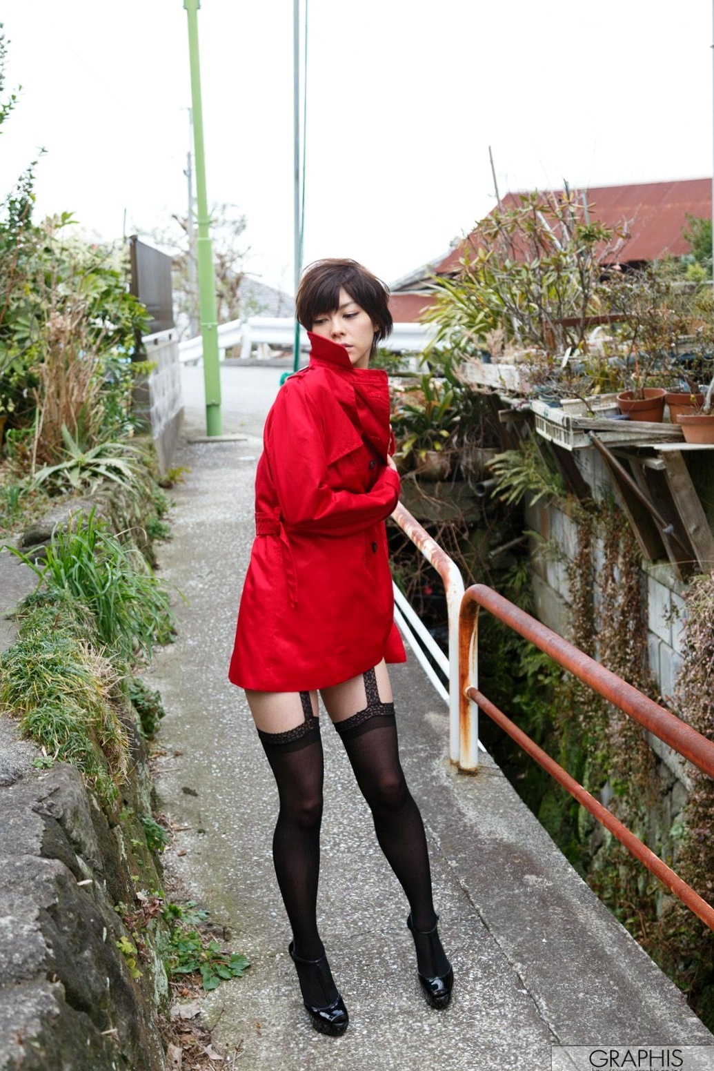 Gallery - Graphis写真集：卯水咲流与森山綾乃《Oriental Beauty》私房短发女神冷艳写真，尽显妩媚优雅高级感日本冷艳内衣气质私房照 女神私房照_秀色女神 - image 30