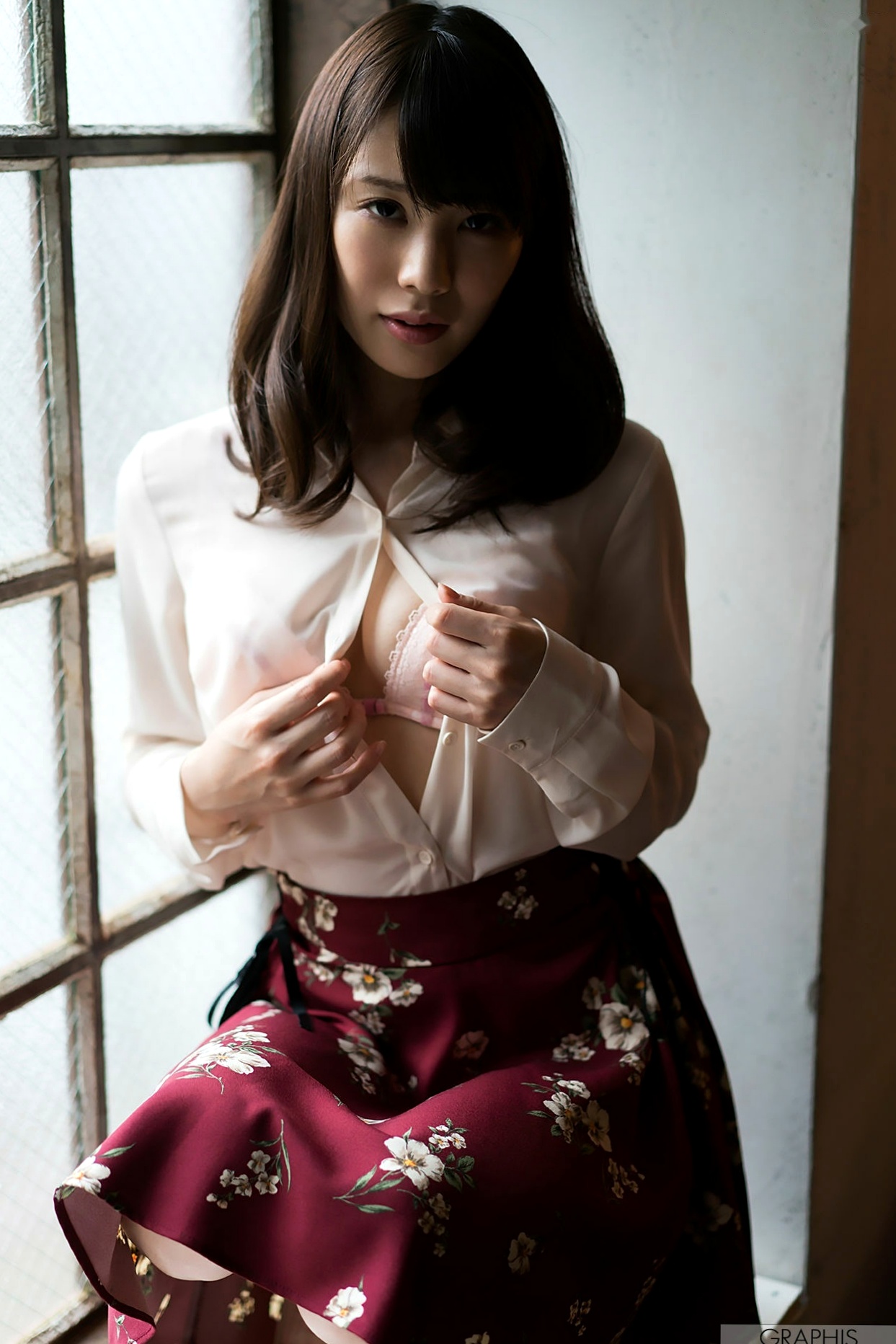 Gallery - Graphis_铃村爱里《Sexually Attractive》内衣网袜室内私房写真合集[64P]日本性感诱惑私房照内衣丝袜 女神私房照_秀色女神 - image 5
