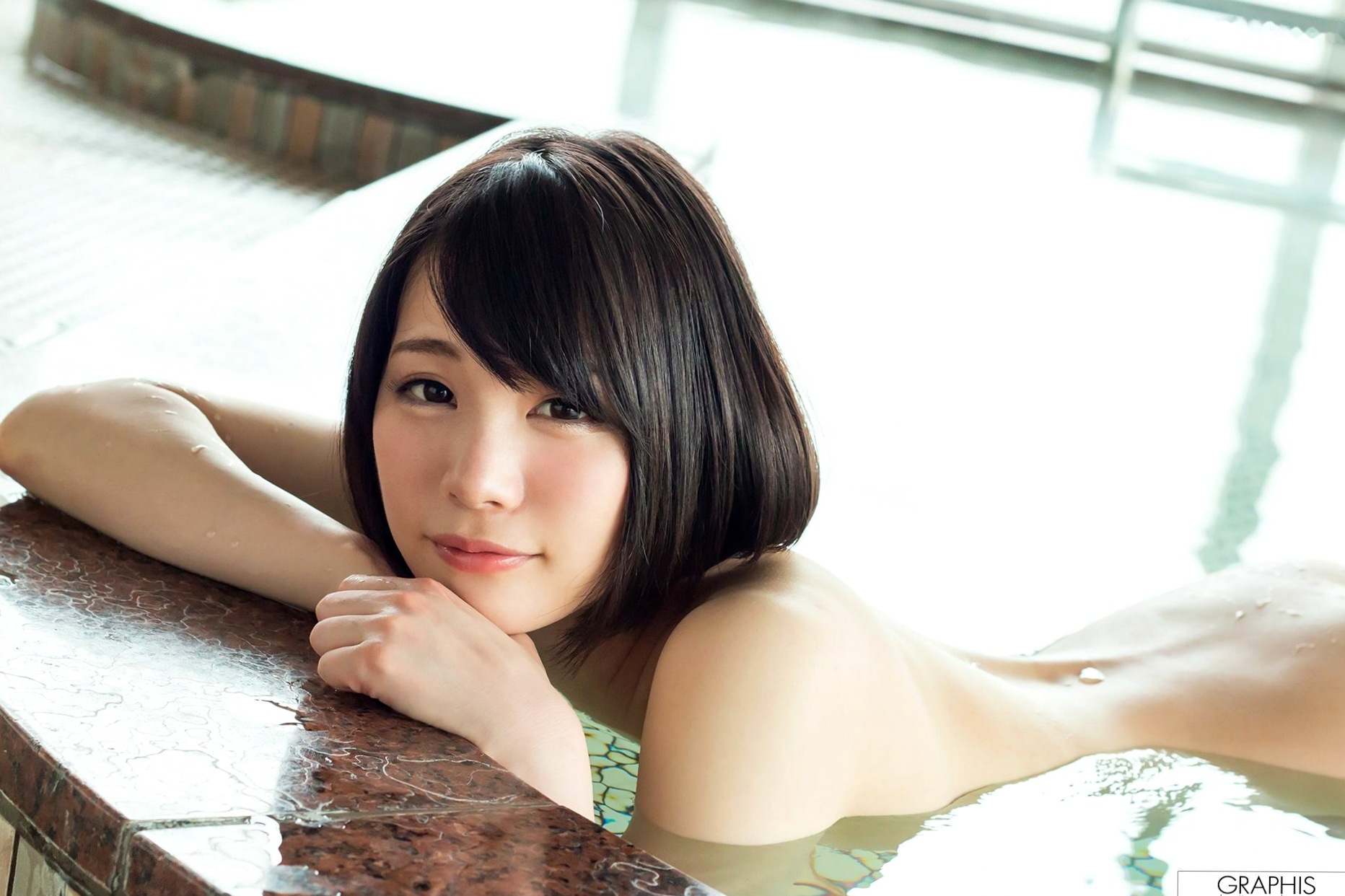 Gallery - Graphis_铃村爱里《Days of Love》夏日写真，清纯少女居家私房美拍，大尺度丁字裤诱惑呈现日本性感诱惑私房照大尺度丁字裤 女神私房照_秀色女神 - image 7