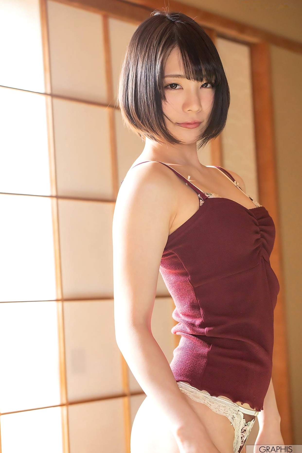 Gallery - Graphis_铃村爱里《Days of Love》夏日写真，清纯少女居家私房美拍，大尺度丁字裤诱惑呈现日本性感诱惑私房照大尺度丁字裤 女神私房照_秀色女神 - image 68
