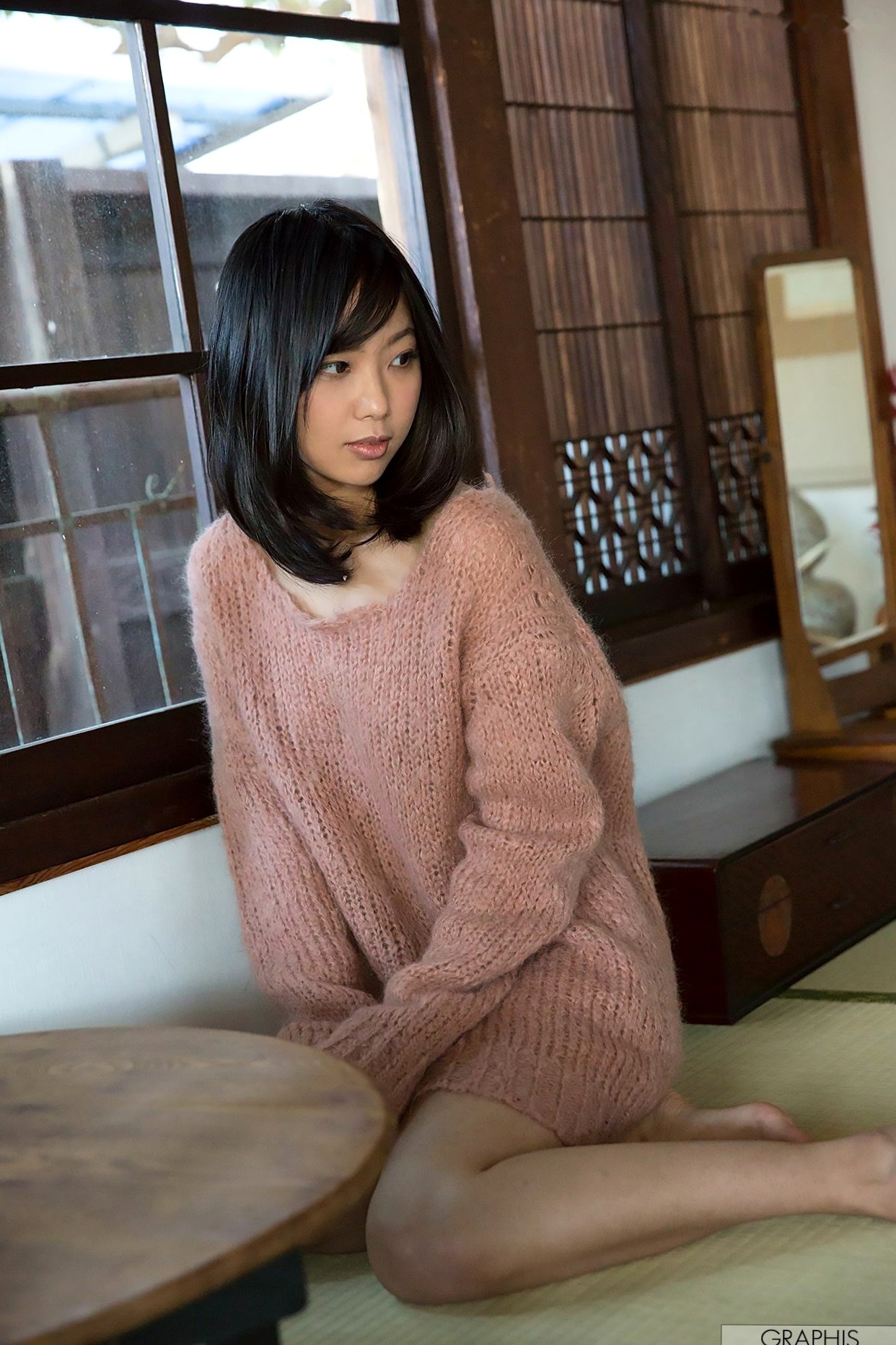 Gallery - Graphis_Yume Takeda 竹田ゆめ写真，纯白内衣居家与湿发诱惑，清纯骨感女神初次登场[65P]日本清纯骨感私房照诱惑 女神私房照_秀色女神 - image 29