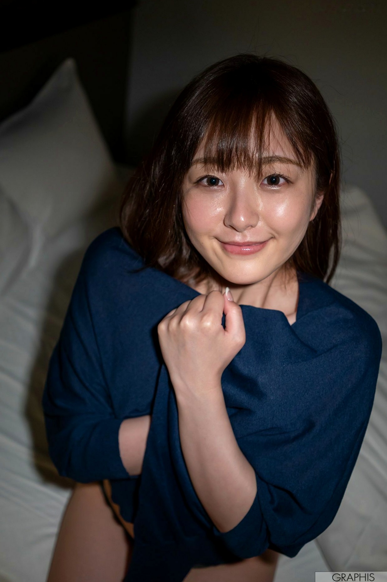 Gallery - Graphis_ Special - 青空ひかり Blue Sky 户外清新起舞与室内居家私房写真日本清纯治愈系私房照家居 女神私房照_秀色女神 - image 56