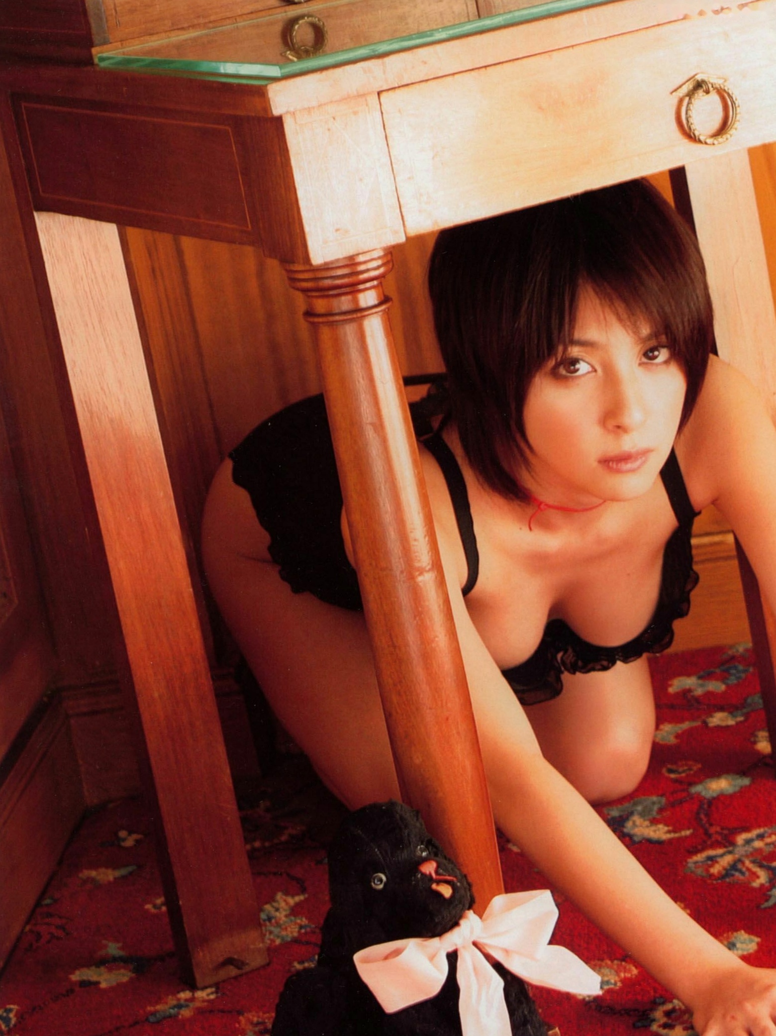 Gallery - PB写真集_奥菜恵《The Okina 3／3 in Paris》巴黎风情黑色薄纱大尺度私房照 [85P]日本气质尤物私房照性感 女神私房照_秀色女神 - image 9