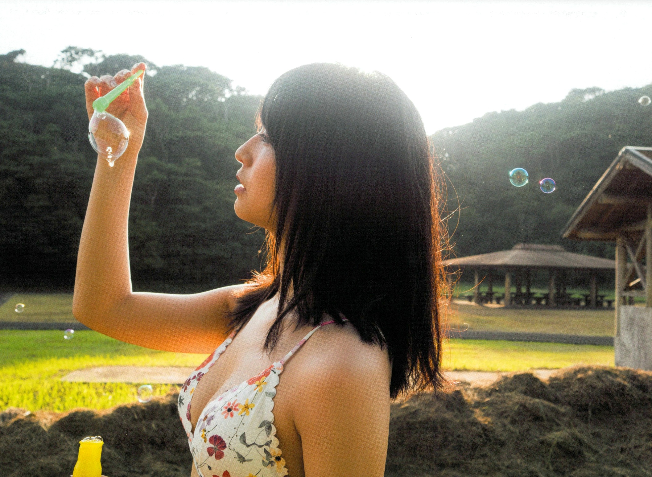 Gallery - 长滨宁琉 (Nagahama Neru) 1st写真集《这里开始》清新旅拍，海边泳装与唯美烟花系列，治愈系甜美女神写真治愈系清新日本比基尼 女神私房照_秀色女神 - image 113