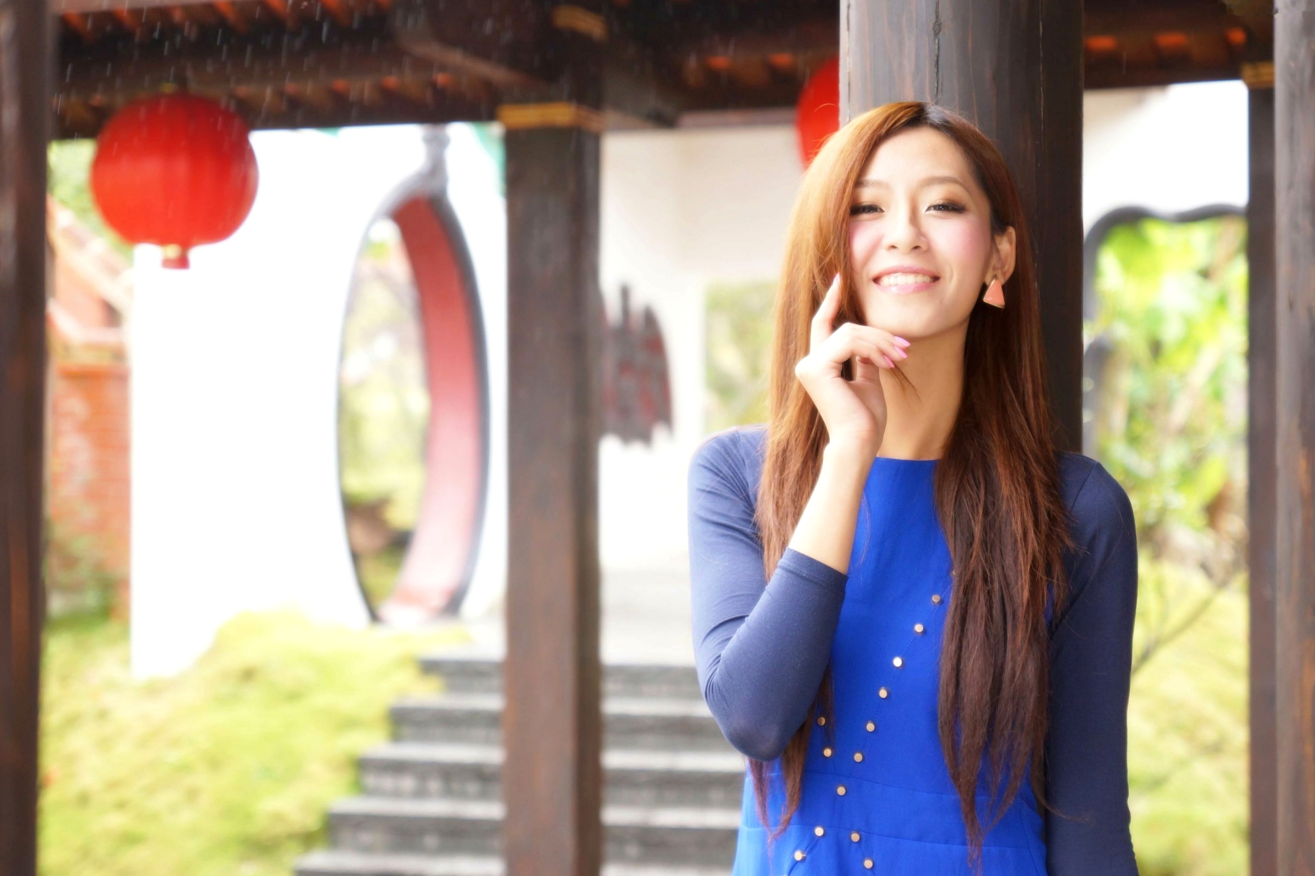 Gallery - 台湾正妹Winnie小雪/庄咏惠《泰安古厝户外写真》气质女神清新唯美外拍台湾户外清纯气质清新 女神私房照_秀色女神 - image 1