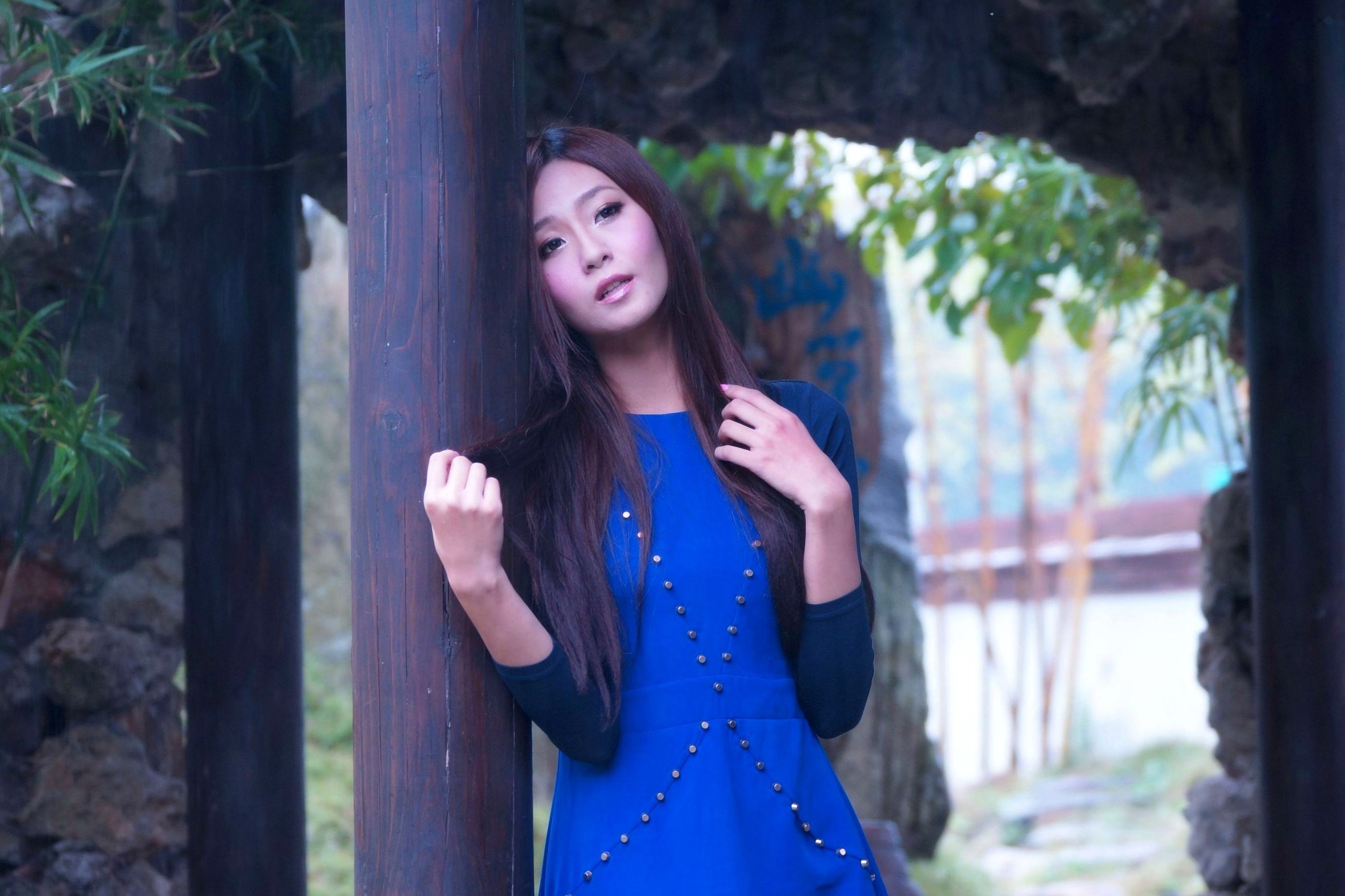 Gallery - 台湾正妹Winnie小雪/庄咏惠《泰安古厝户外写真》气质女神清新唯美外拍台湾户外清纯气质清新 女神私房照_秀色女神 - image 3