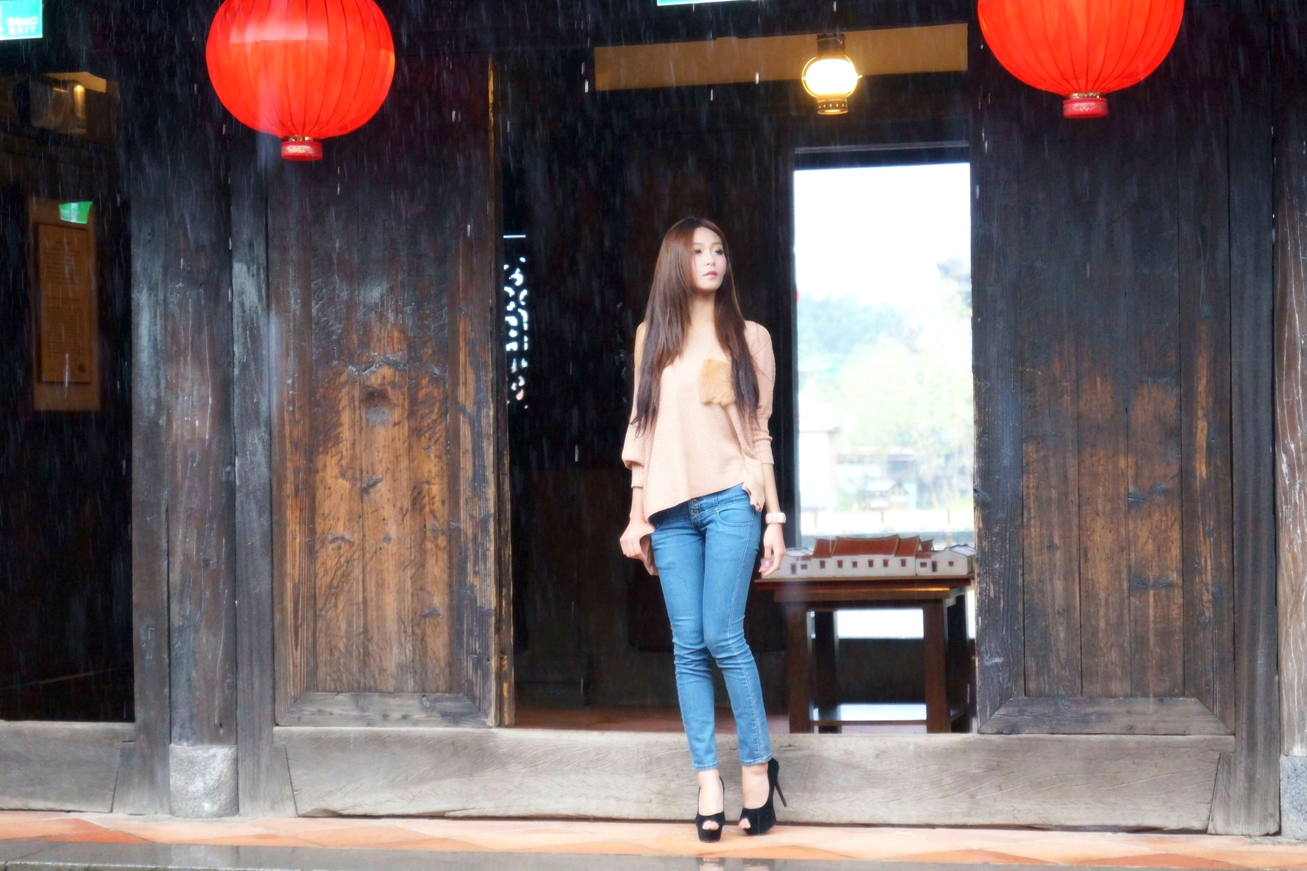 Gallery - 台湾正妹Winnie小雪/庄咏惠《泰安古厝户外写真》气质女神清新唯美外拍台湾户外清纯气质清新 女神私房照_秀色女神 - image 21