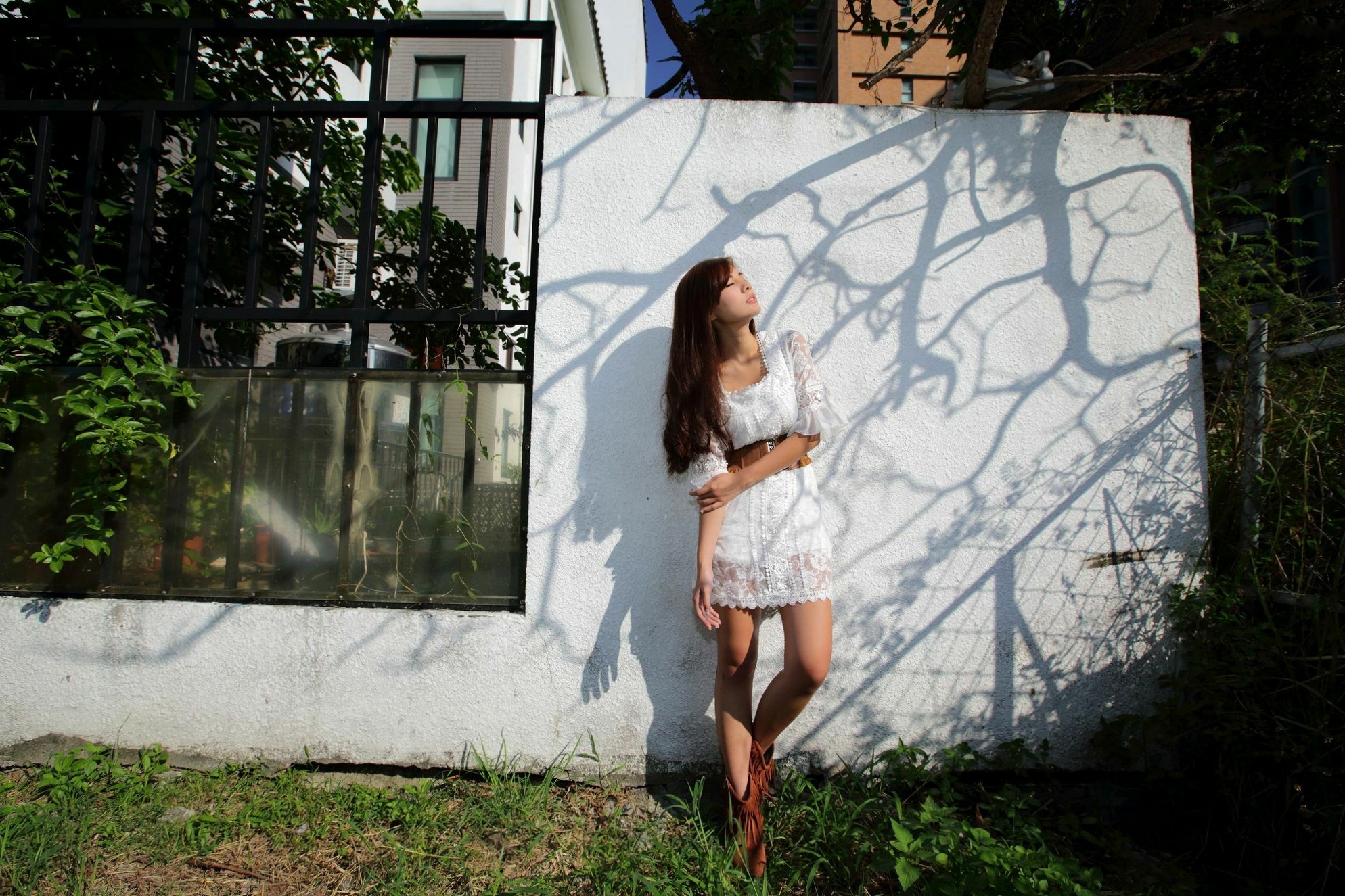 Gallery - 台湾正妹徐玮吟鲔鱼清新外拍写真，草地休闲风格甜美治愈女神合集台湾清新治愈系户外女神 女神私房照_秀色女神 - image 10