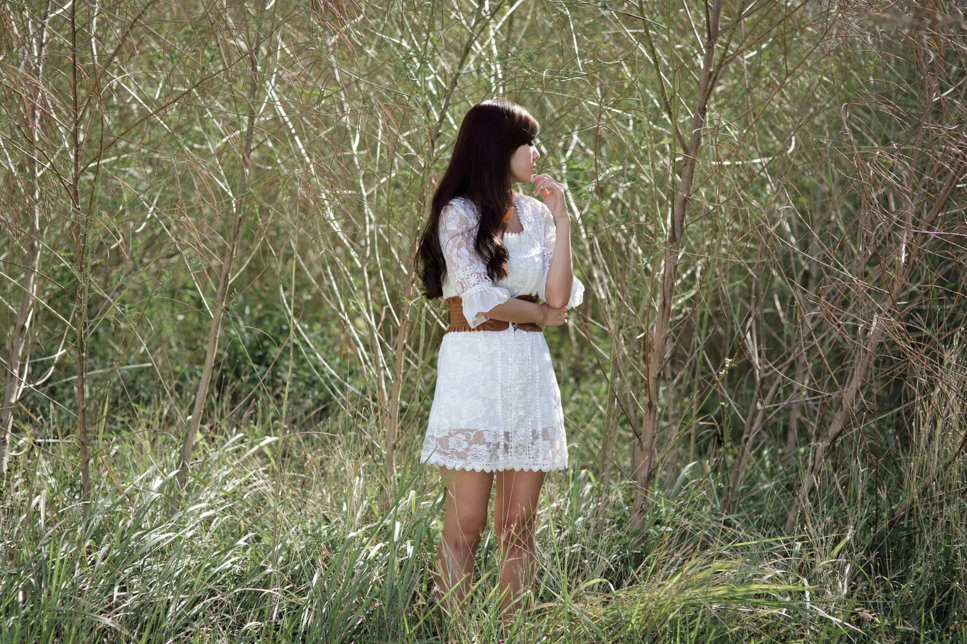 Gallery - 台湾正妹徐玮吟鲔鱼清新外拍写真，草地休闲风格甜美治愈女神合集台湾清新治愈系户外女神 女神私房照_秀色女神 - image 35
