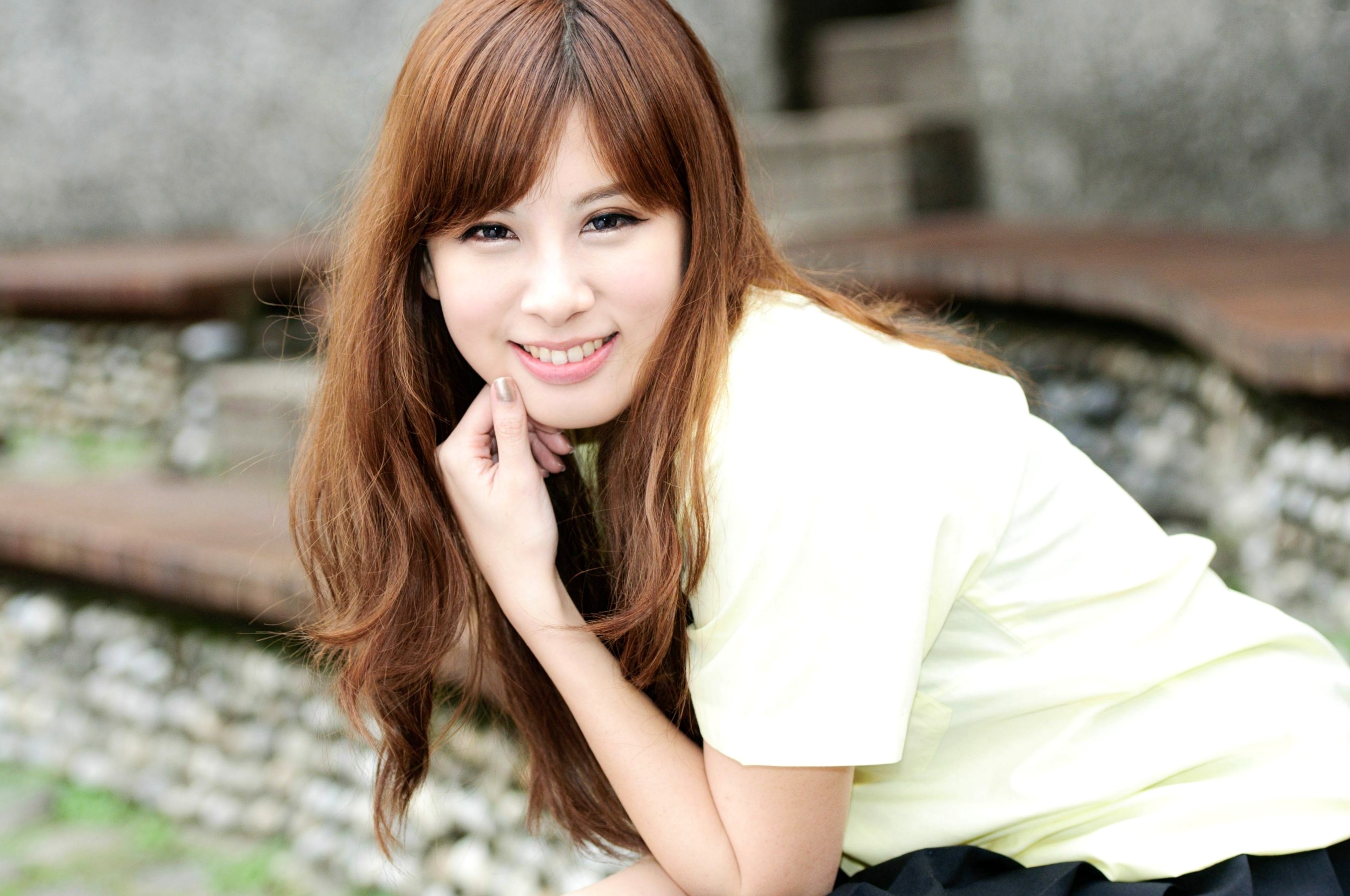 Gallery - 台湾正妹小米Kate su清新户外街拍写真，娇俏可爱女神秀出百变气质穿搭精选图片台湾清新街拍治愈系女神 女神私房照_秀色女神 - image 62