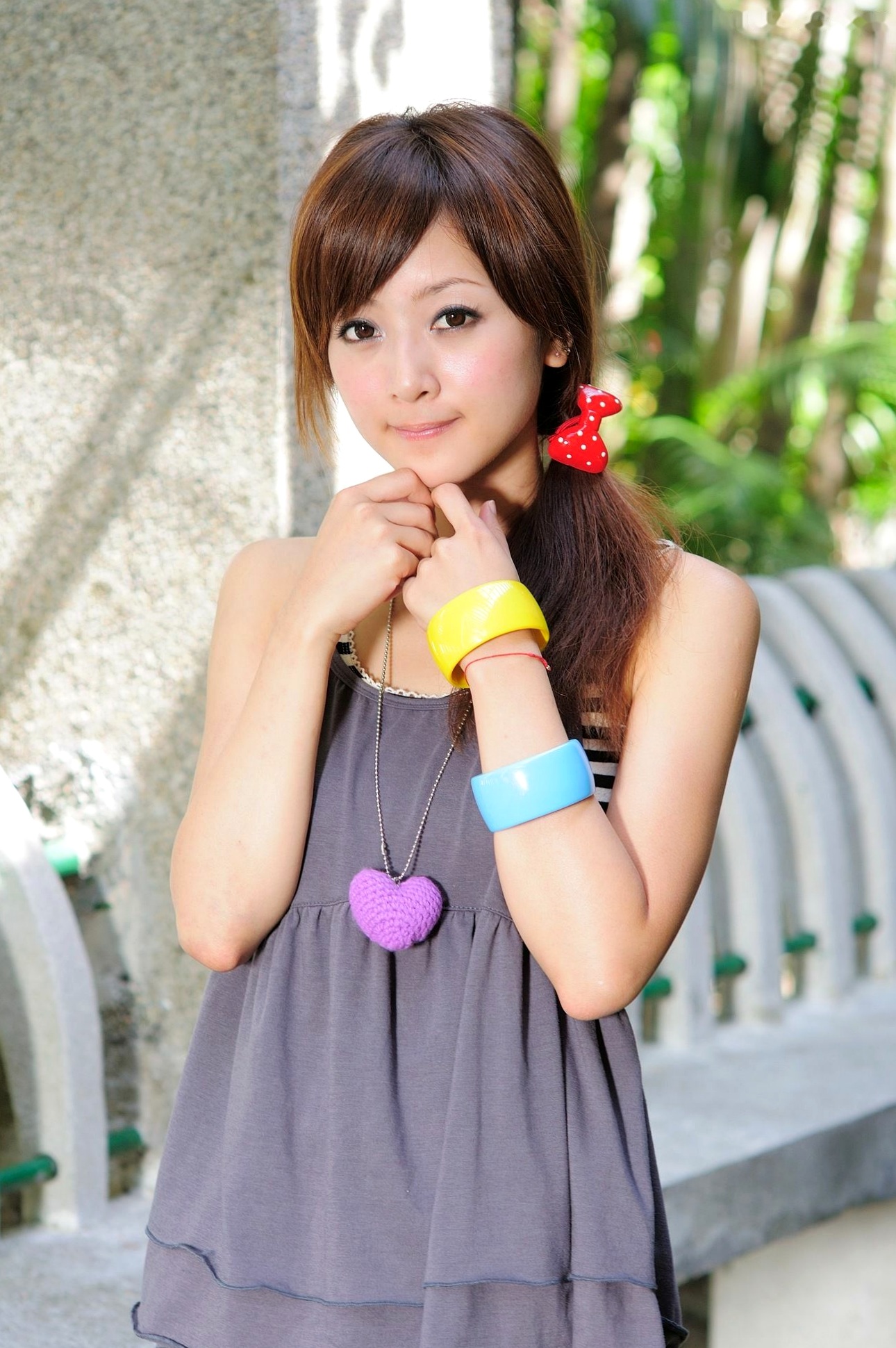 Gallery - 台湾正妹果子Mikako士林官邸清新户外外拍写真，元气少女夏日休闲装扮，纯欲甜美养眼集台湾清新户外清纯养眼 女神私房照_秀色女神 - image 4