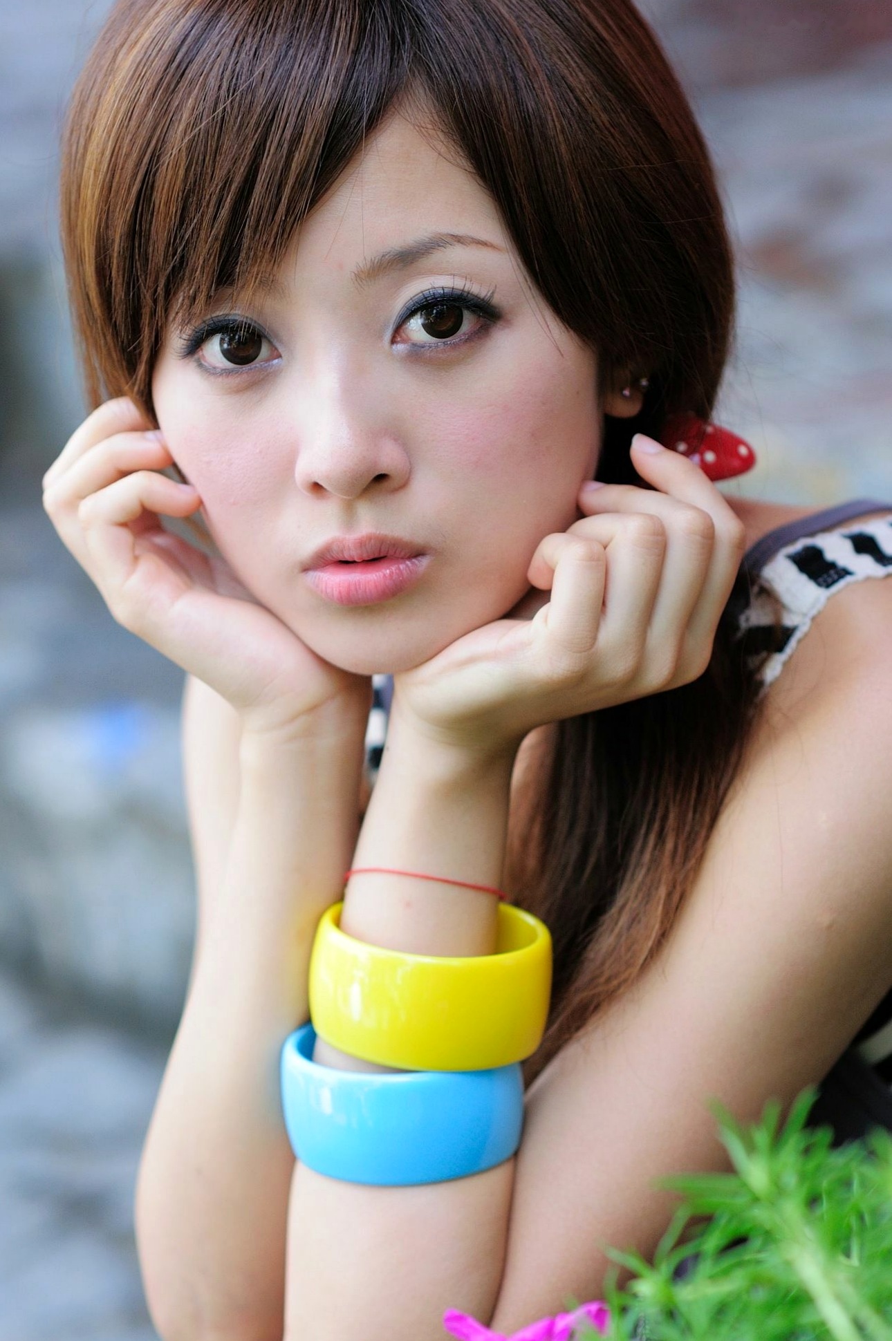 Gallery - 台湾正妹果子Mikako士林官邸清新户外外拍写真，元气少女夏日休闲装扮，纯欲甜美养眼集台湾清新户外清纯养眼 女神私房照_秀色女神 - image 10