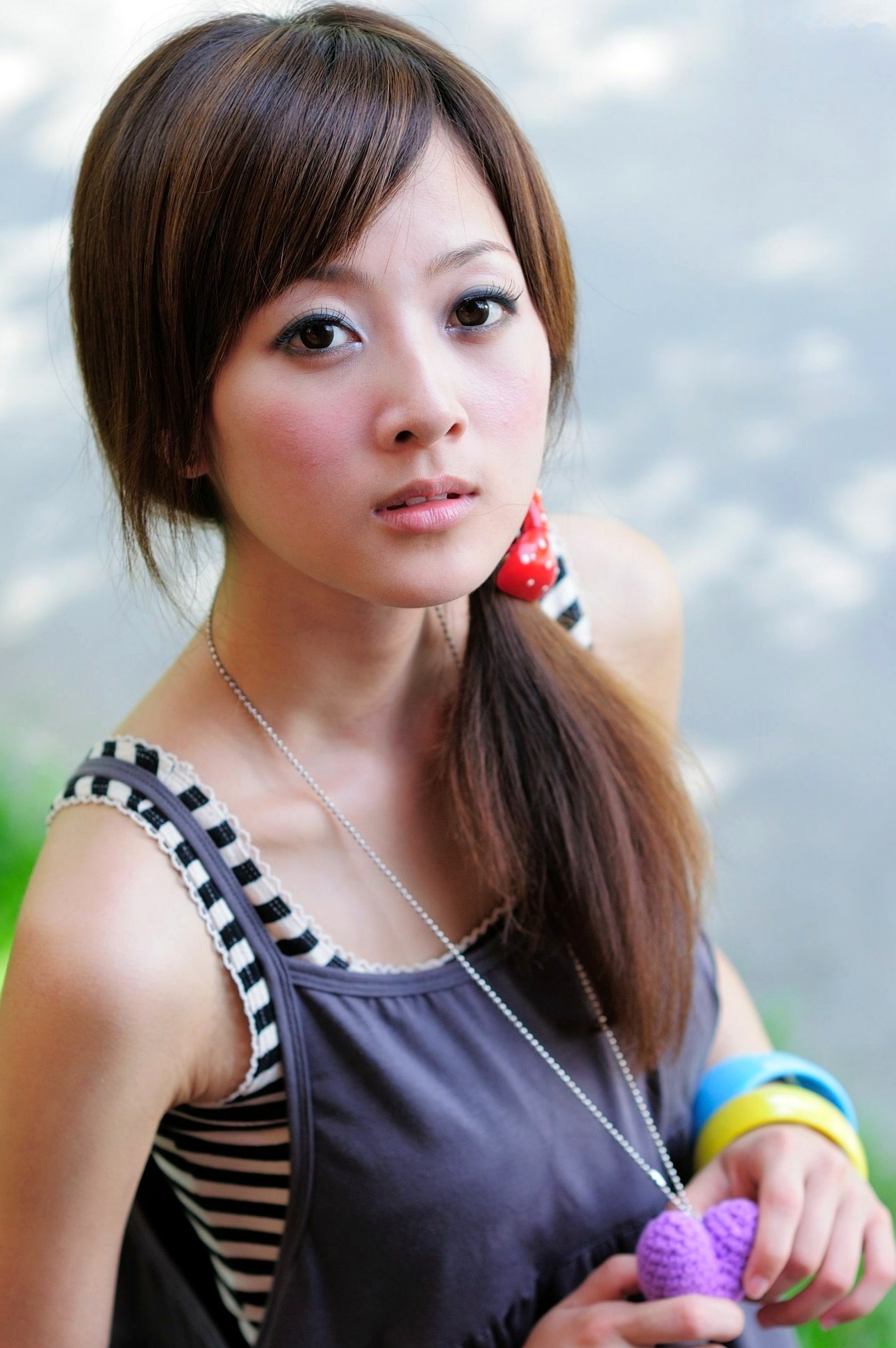 Gallery - 台湾正妹果子Mikako士林官邸清新户外外拍写真，元气少女夏日休闲装扮，纯欲甜美养眼集台湾清新户外清纯养眼 女神私房照_秀色女神 - image 12