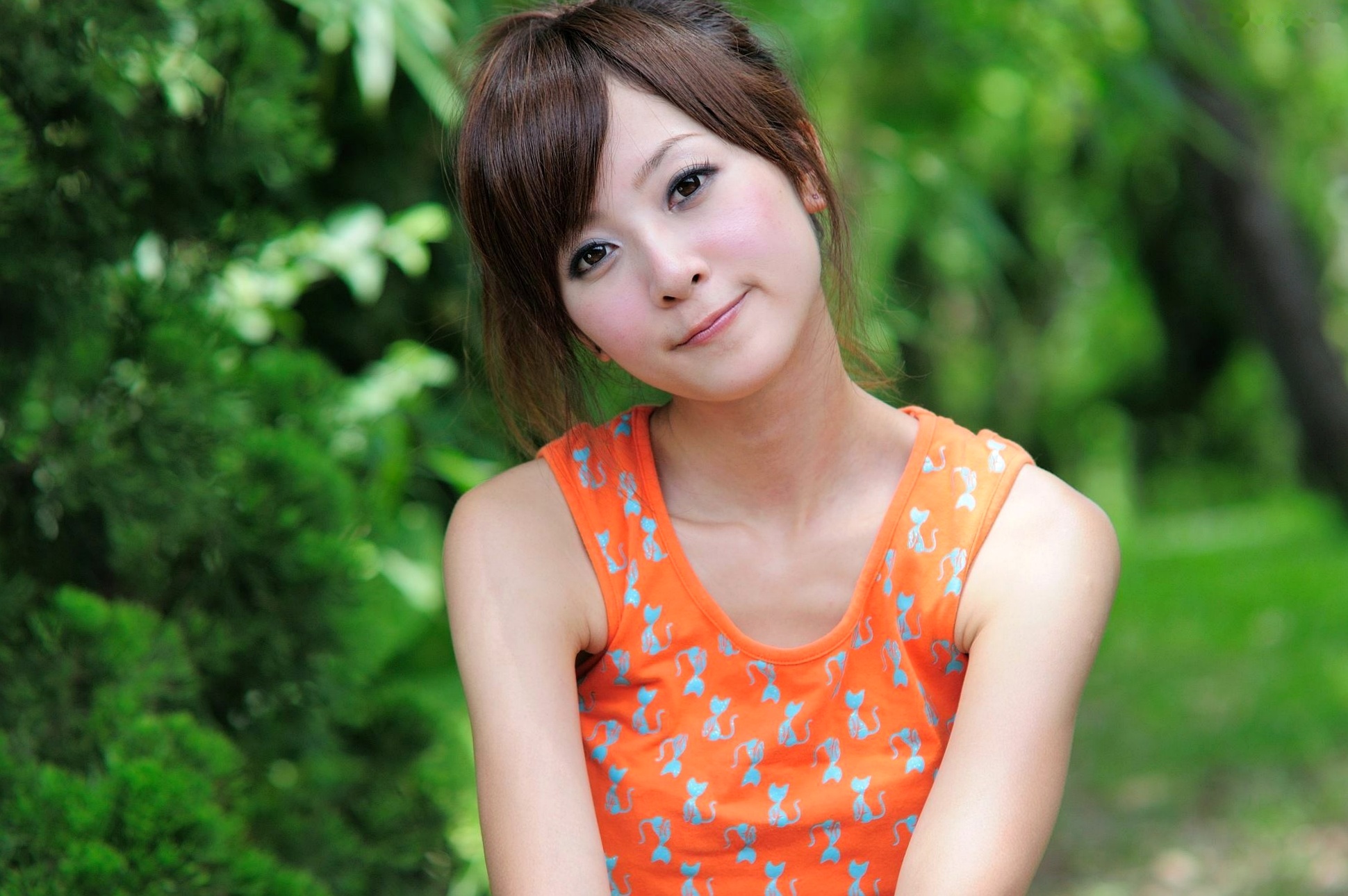 Gallery - 台湾正妹果子Mikako士林官邸清新户外外拍写真，元气少女夏日休闲装扮，纯欲甜美养眼集台湾清新户外清纯养眼 女神私房照_秀色女神 - image 47
