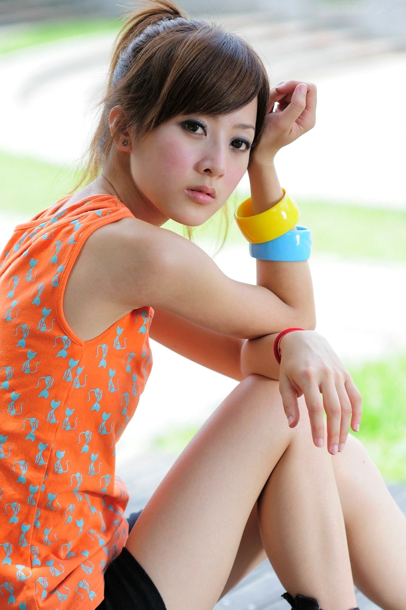 Gallery - 台湾正妹果子Mikako士林官邸清新户外外拍写真，元气少女夏日休闲装扮，纯欲甜美养眼集台湾清新户外清纯养眼 女神私房照_秀色女神 - image 53