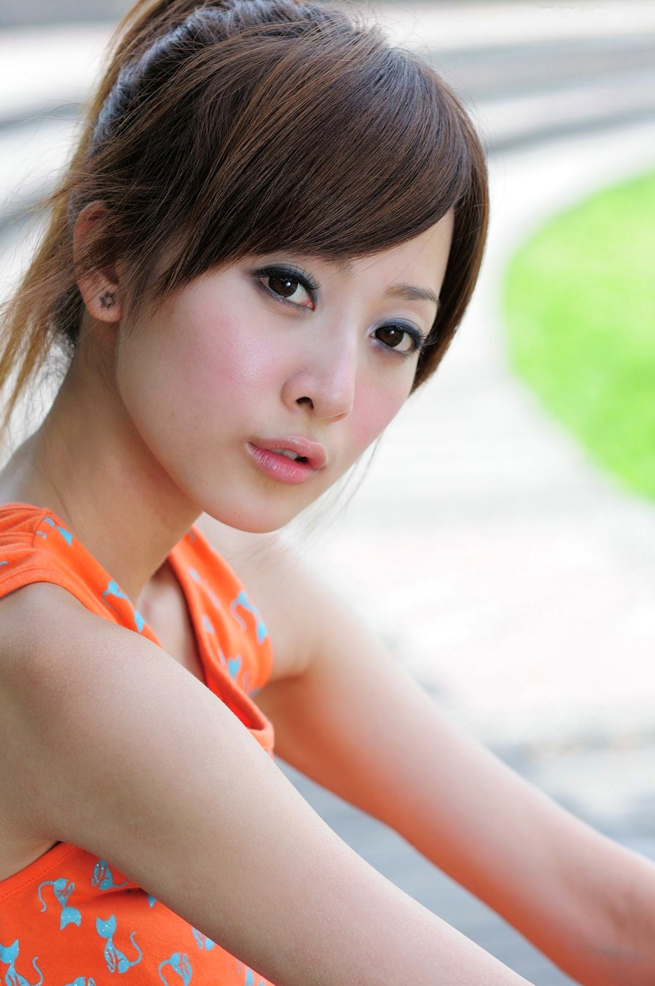 Gallery - 台湾正妹果子Mikako士林官邸清新户外外拍写真，元气少女夏日休闲装扮，纯欲甜美养眼集台湾清新户外清纯养眼 女神私房照_秀色女神 - image 56