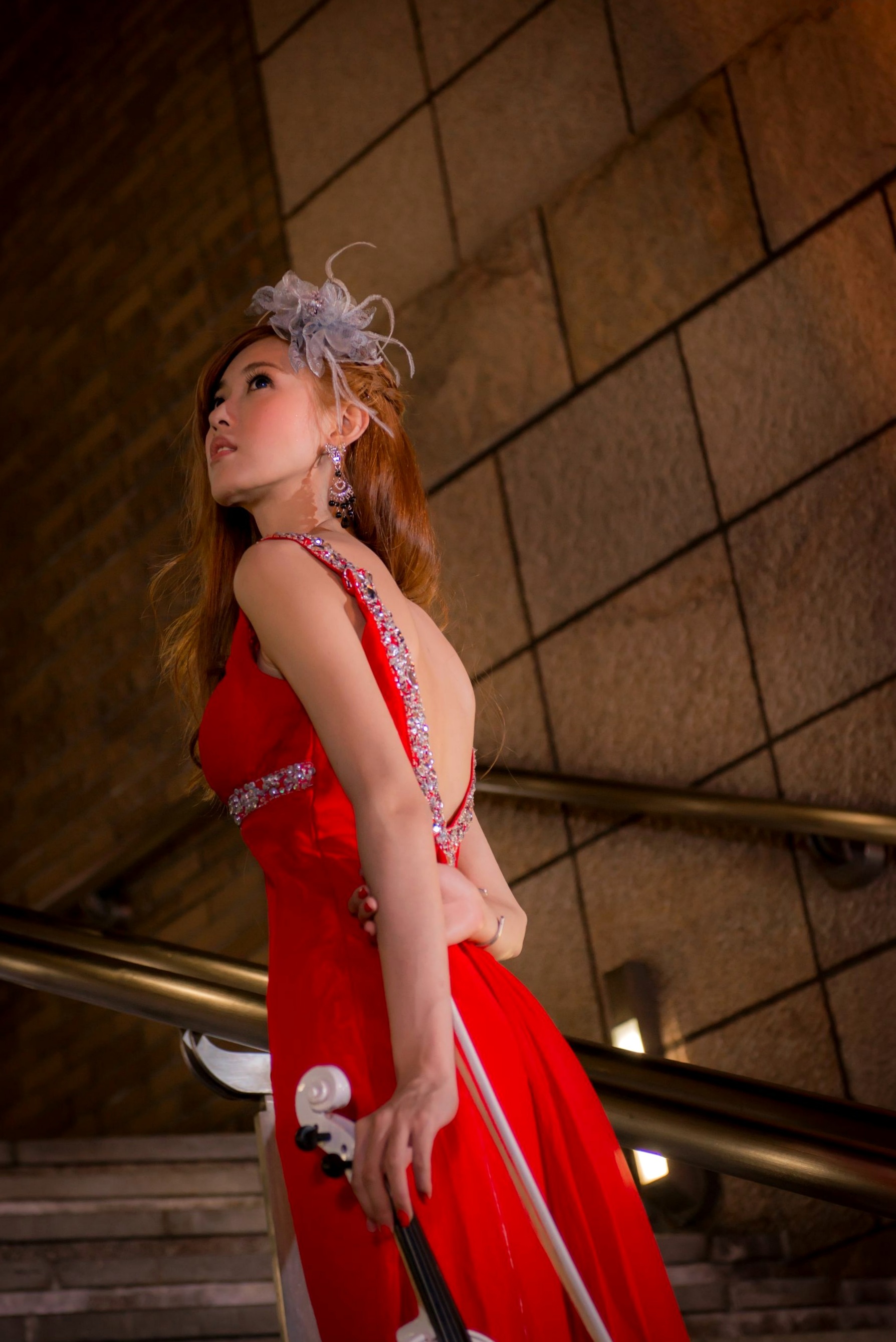 Gallery - 台湾女神金允乔Kila晶晶：浪漫摩天轮夜景婚纱写真清新演绎台湾婚纱清新气质 女神私房照_秀色女神 - image 22