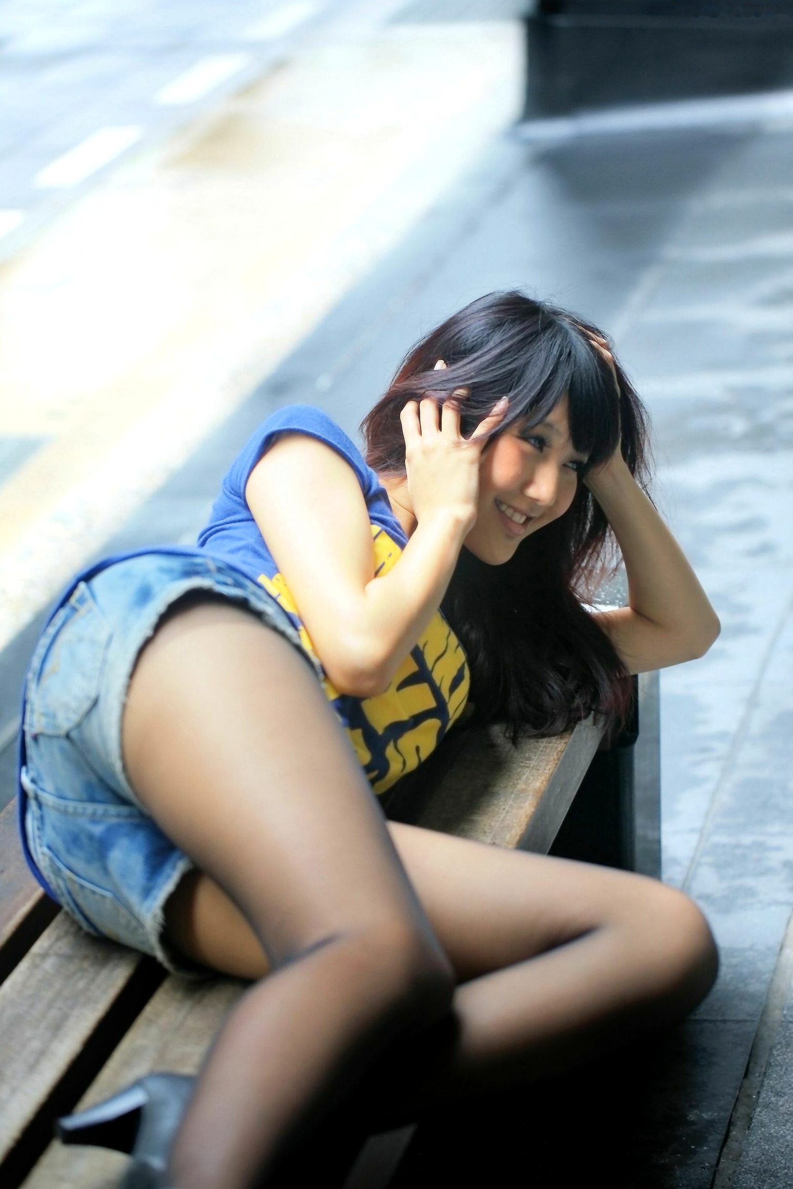 Gallery - 台湾正妹Jill陈玮廷机车街拍主题写真：酷飒御姐户外高清大合集街拍性感台湾气质极品 女神私房照_秀色女神 - image 15