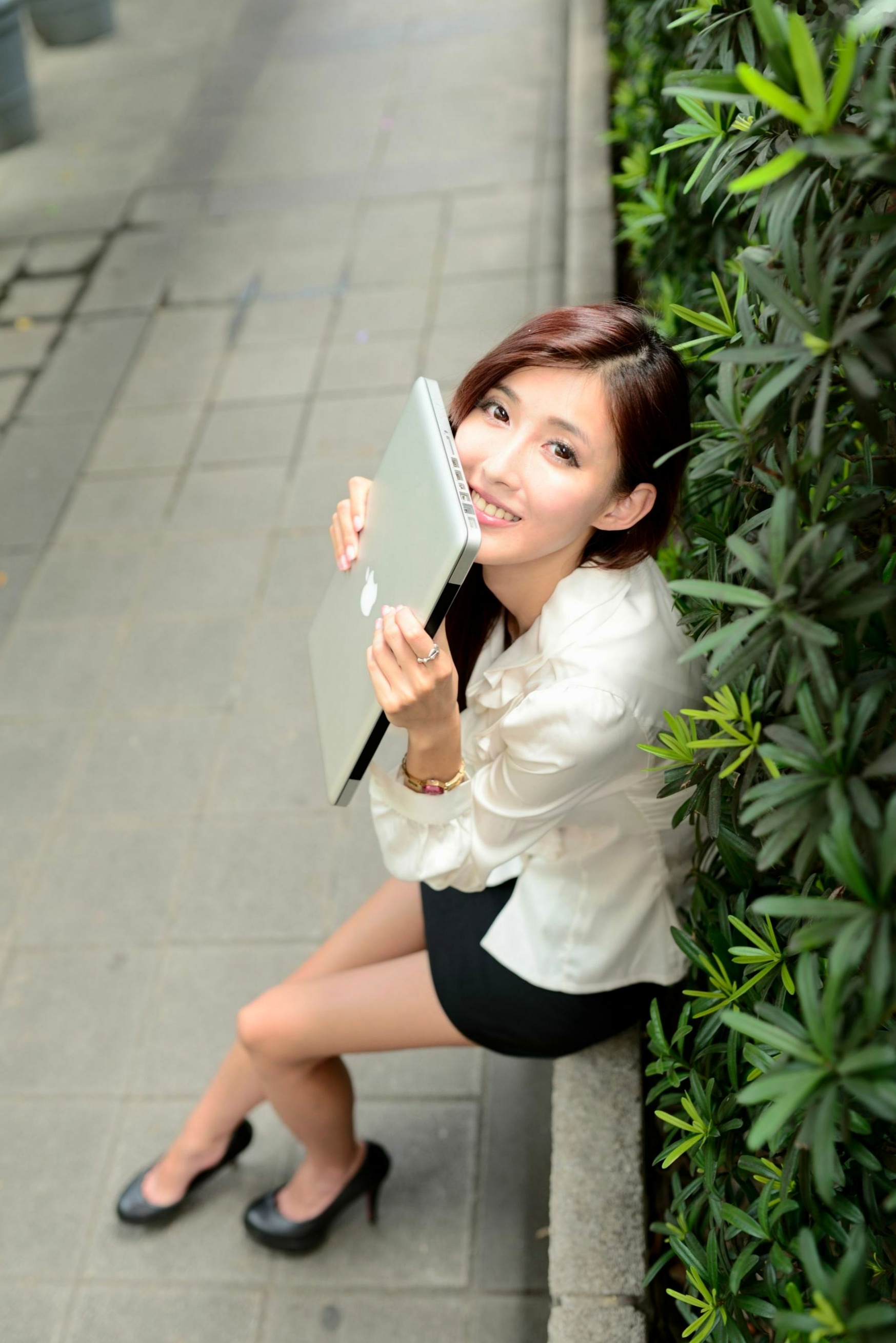 Gallery - 台湾甜美正妹Kila晶晶(金允乔)超短裙清新街拍，户外日常私房写真集街拍台湾美腿清新女神 女神私房照_秀色女神 - image 42