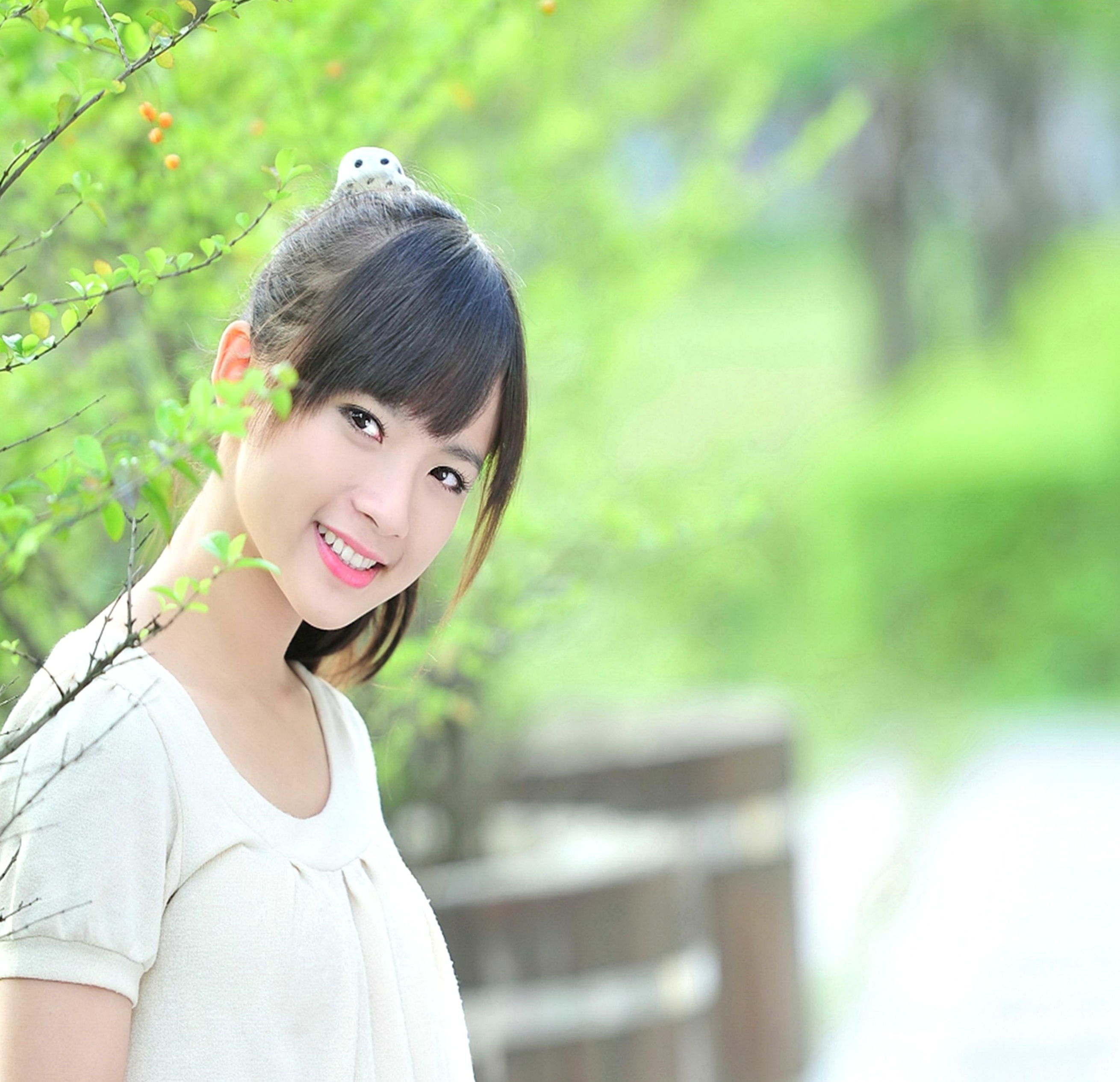 Gallery - 台湾正妹虞成敬（小敬）逸仙公园清新户外写真，头戴耳机甜美可人，治愈系纯净美少女日常街拍台湾清新治愈系户外萝莉 女神私房照_秀色女神 - image 4