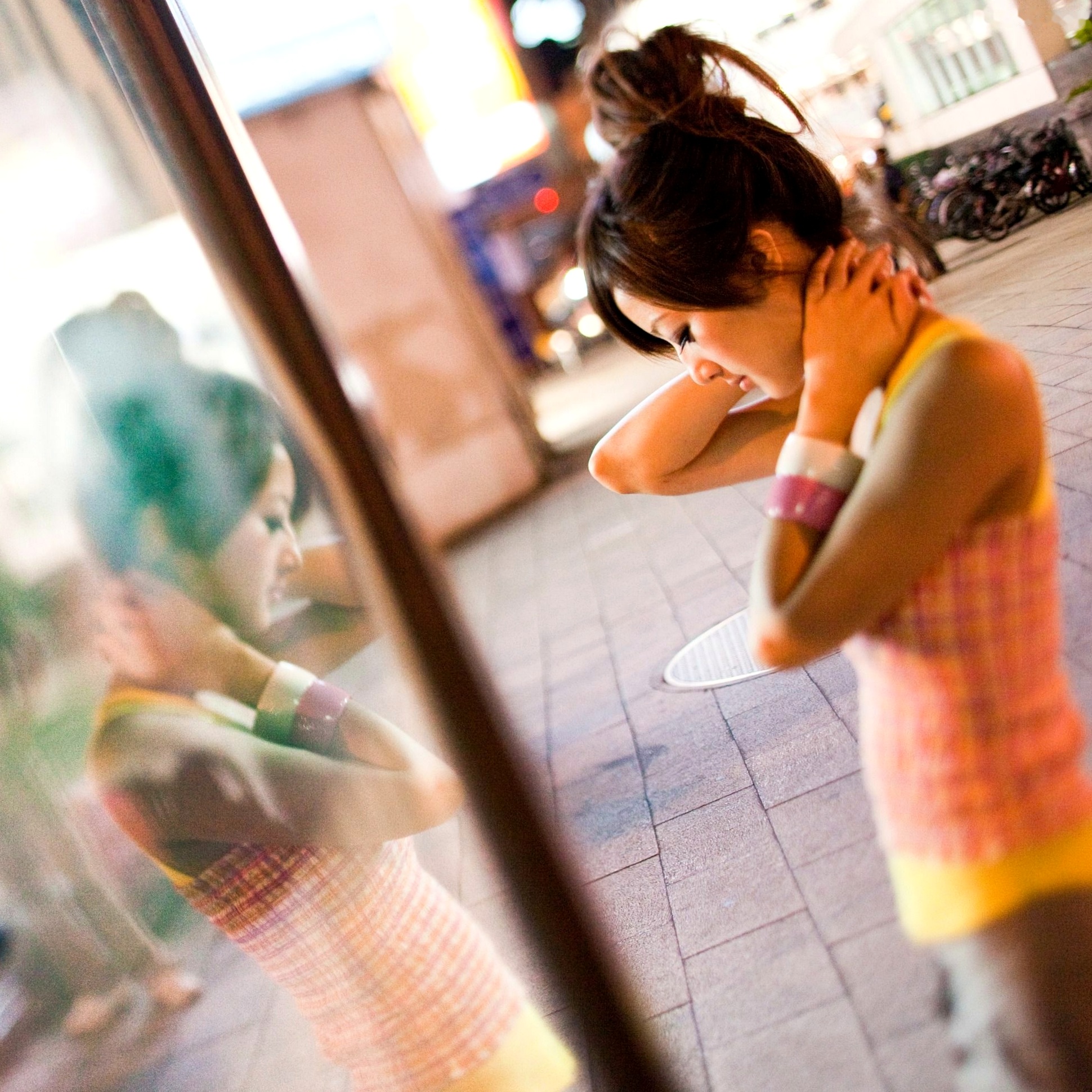 Gallery - 台湾正妹果子MM张允霏夜拍西门町街头时尚写真，甜美清纯展现都市街拍魅力台湾街拍清纯清新女神 女神私房照_秀色女神 - image 23