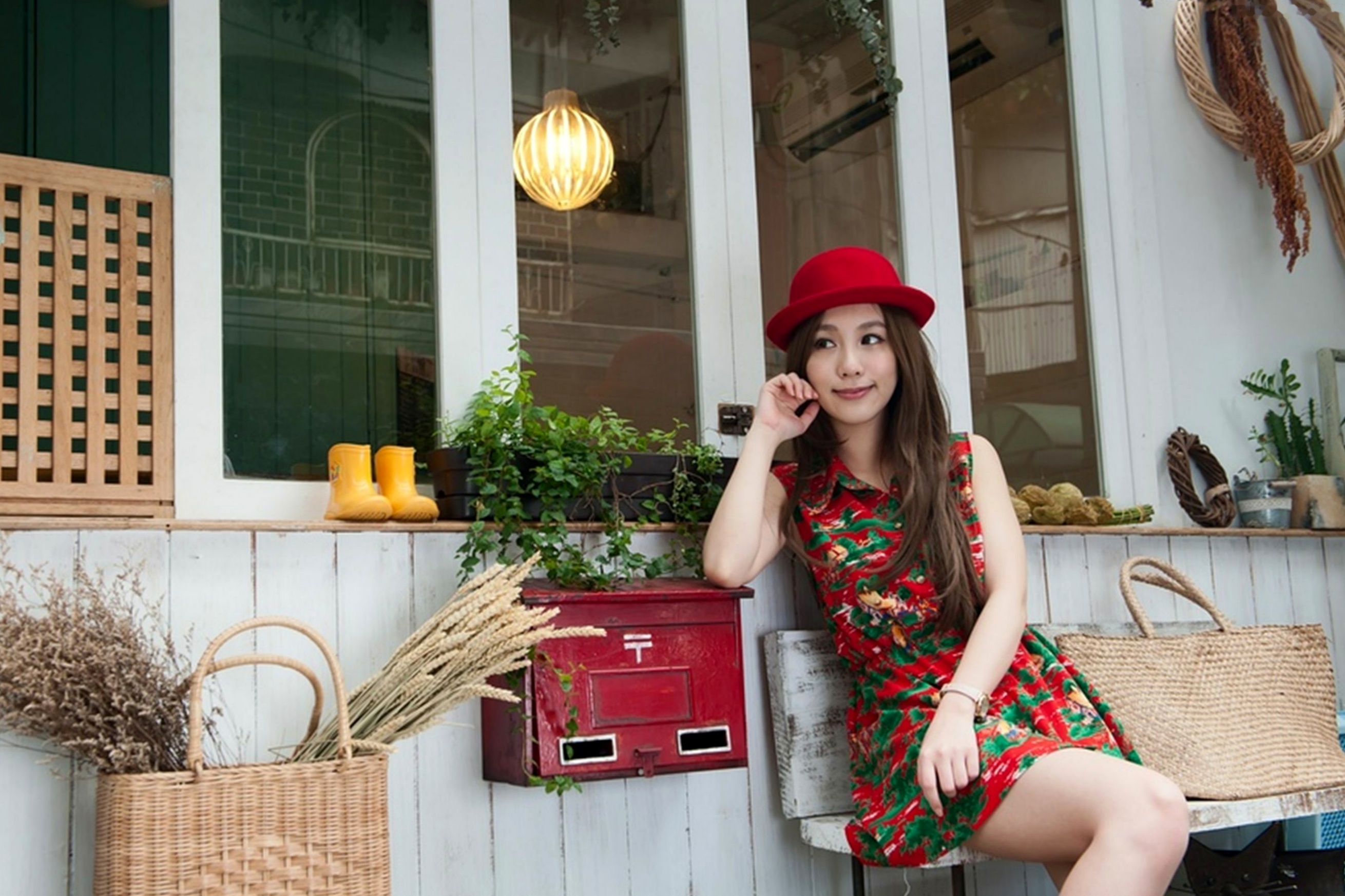 Gallery - 台湾正妹Kimi小步吕思莹《小港老巷街拍》清新甜美街头外拍个人写真集台湾街拍清新治愈系女神气质 女神私房照_秀色女神 - image 2