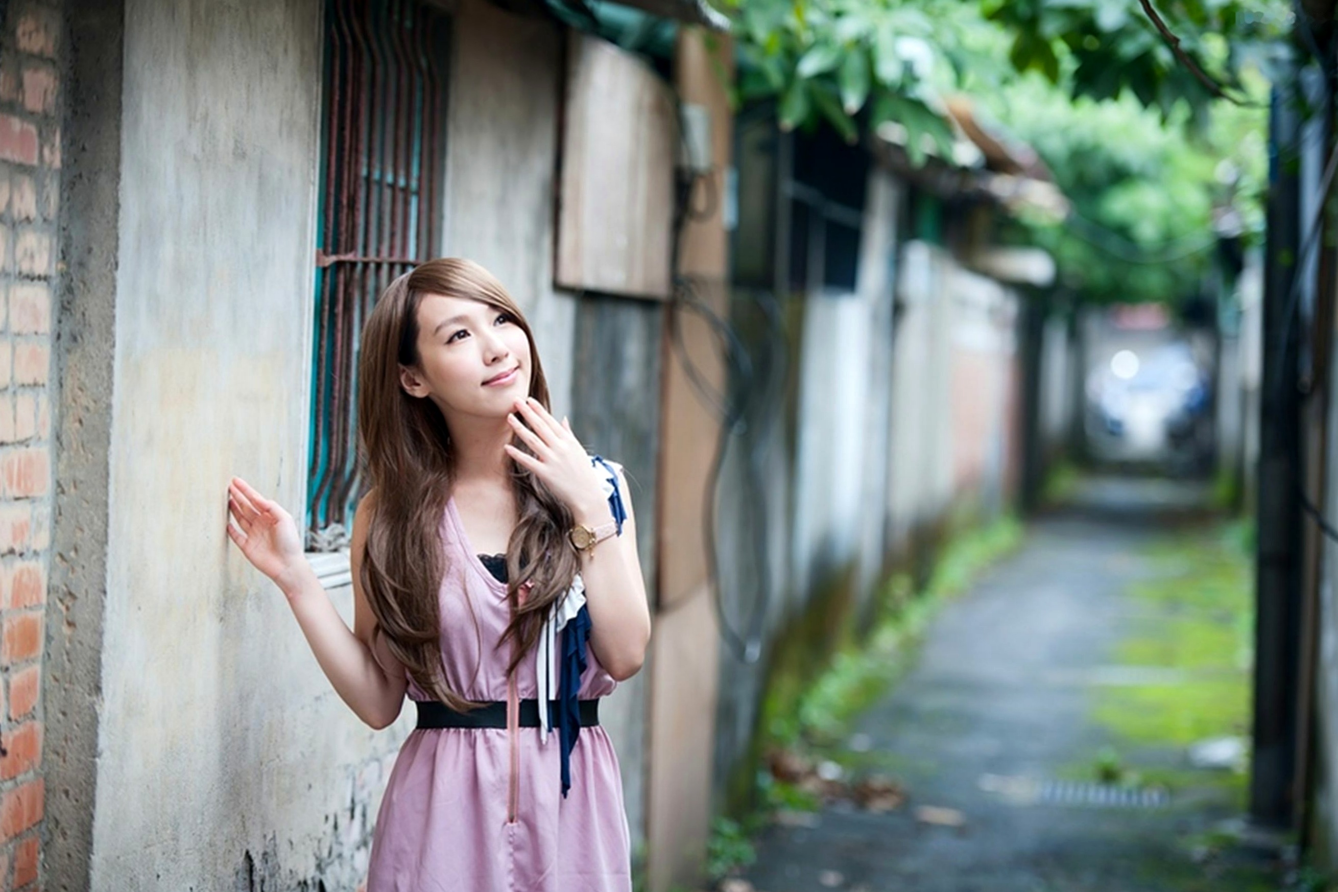 Gallery - 台湾正妹Kimi小步吕思莹《小港老巷街拍》清新甜美街头外拍个人写真集台湾街拍清新治愈系女神气质 女神私房照_秀色女神 - image 17