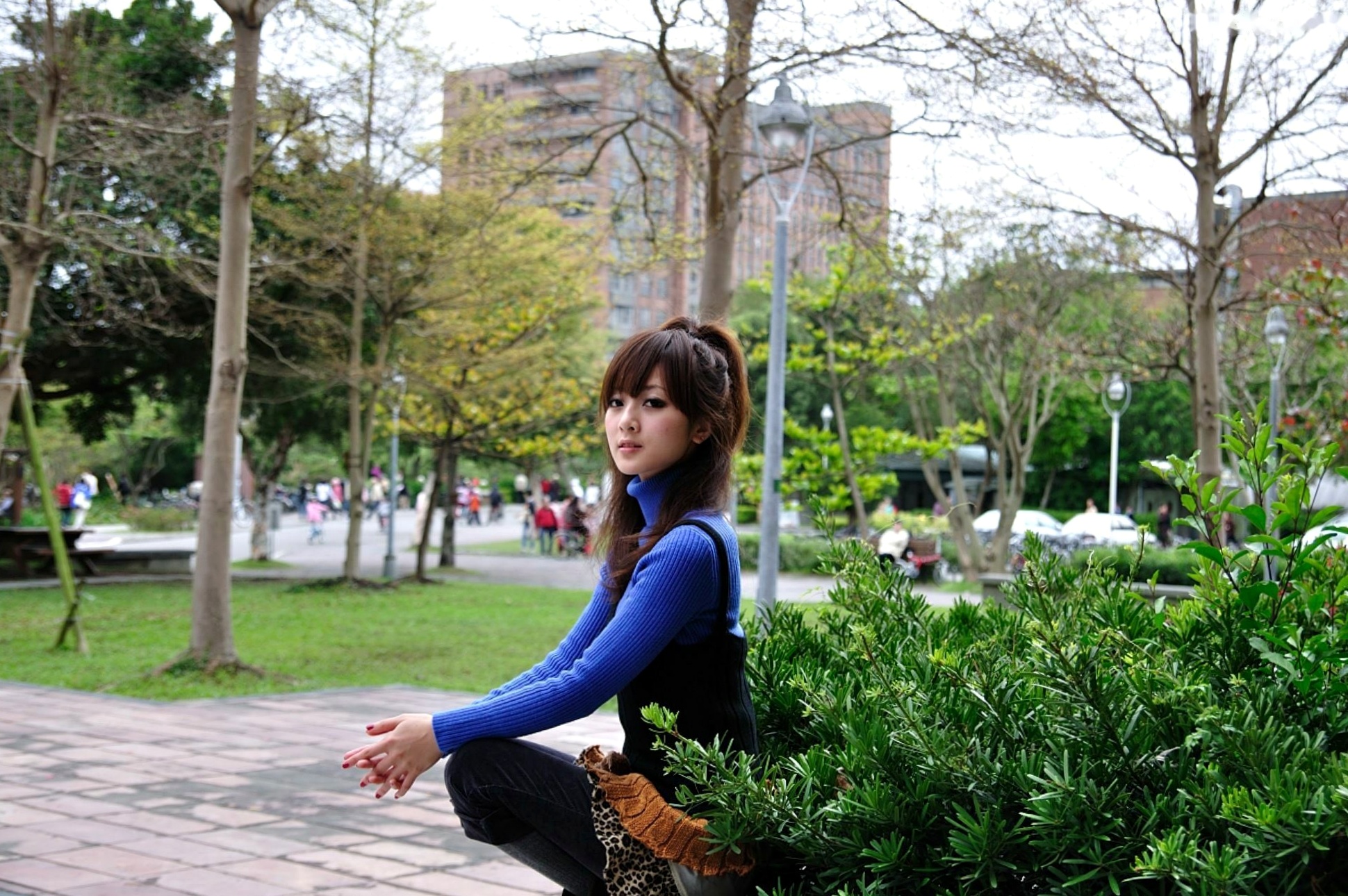 Gallery - 台湾正妹张允霏/果子MM《台大外拍》第5部，校园清新风，碎花裙单车少女高清写真集台湾户外清纯治愈系 女神私房照_秀色女神 - image 40