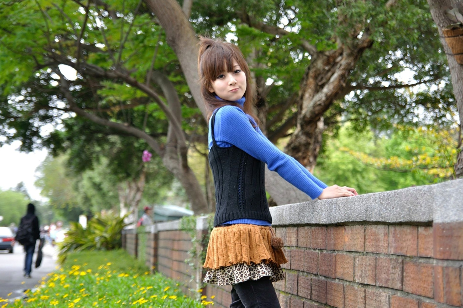 Gallery - 台湾正妹张允霏/果子MM《台大外拍》第5部，校园清新风，碎花裙单车少女高清写真集台湾户外清纯治愈系 女神私房照_秀色女神 - image 52