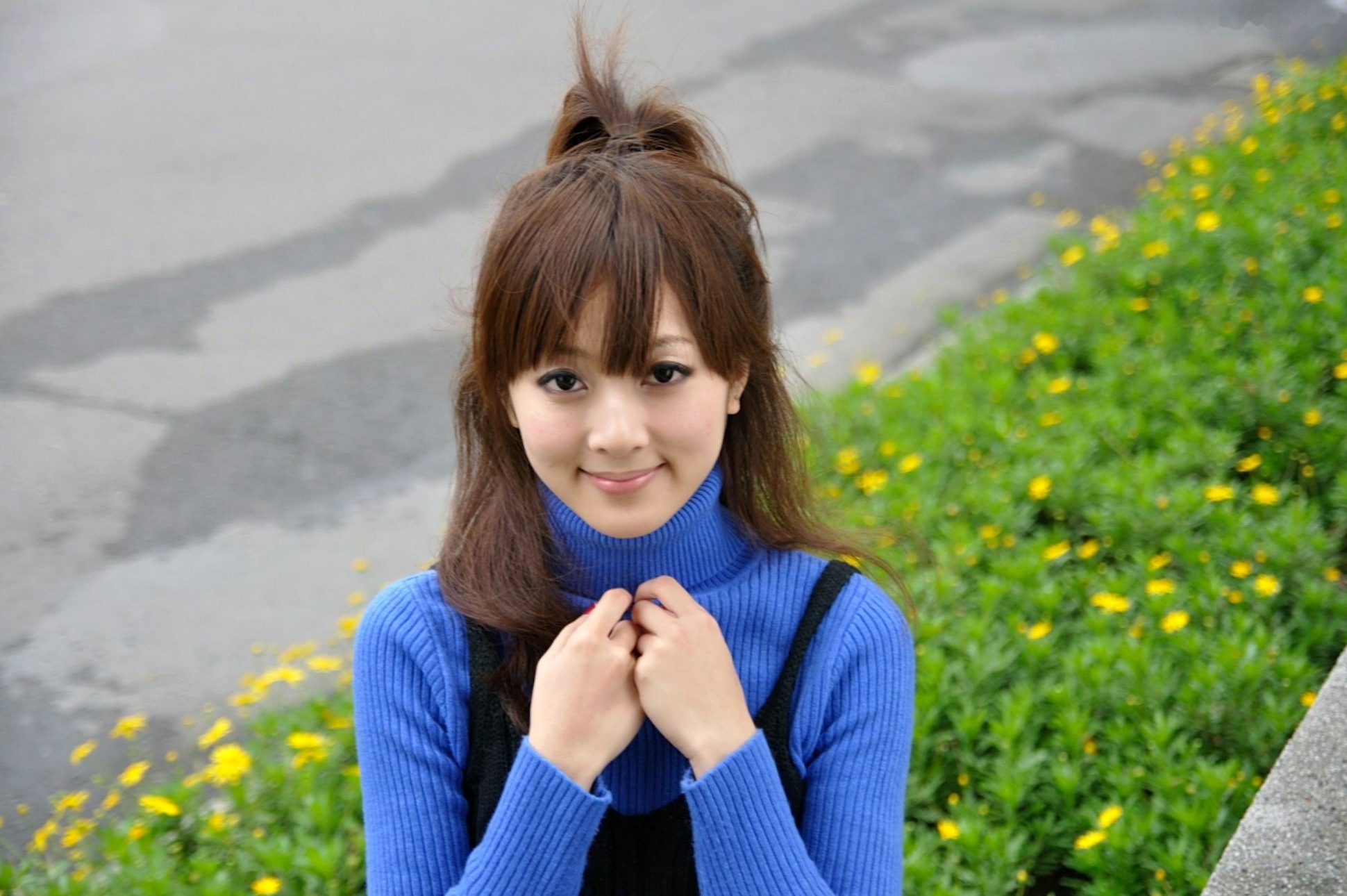 Gallery - 台湾正妹张允霏/果子MM《台大外拍》第5部，校园清新风，碎花裙单车少女高清写真集台湾户外清纯治愈系 女神私房照_秀色女神 - image 53