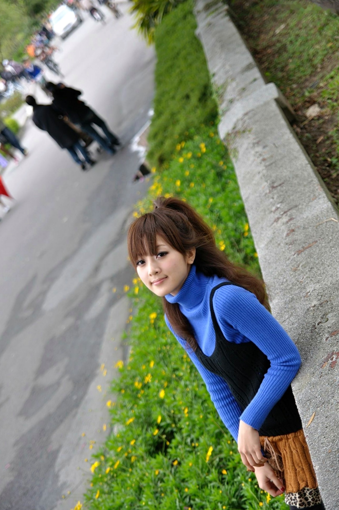 Gallery - 台湾正妹张允霏/果子MM《台大外拍》第5部，校园清新风，碎花裙单车少女高清写真集台湾户外清纯治愈系 女神私房照_秀色女神 - image 55