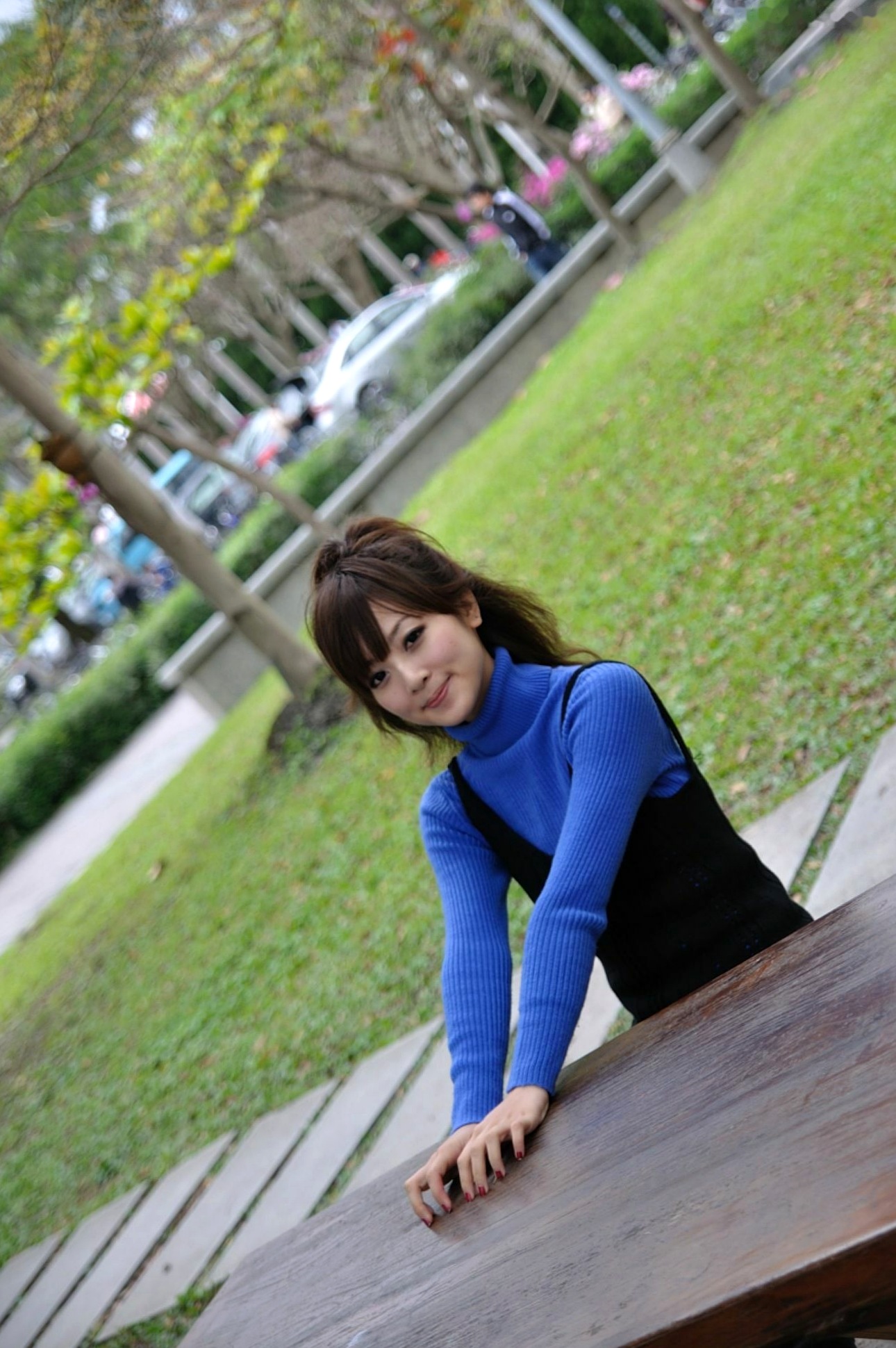 Gallery - 台湾正妹张允霏/果子MM《台大外拍》第5部，校园清新风，碎花裙单车少女高清写真集台湾户外清纯治愈系 女神私房照_秀色女神 - image 58