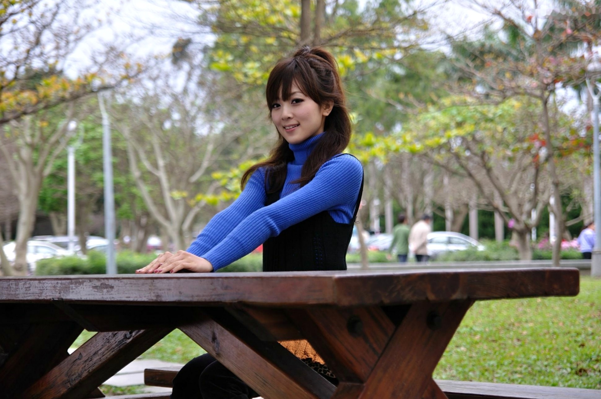 Gallery - 台湾正妹张允霏/果子MM《台大外拍》第5部，校园清新风，碎花裙单车少女高清写真集台湾户外清纯治愈系 女神私房照_秀色女神 - image 60