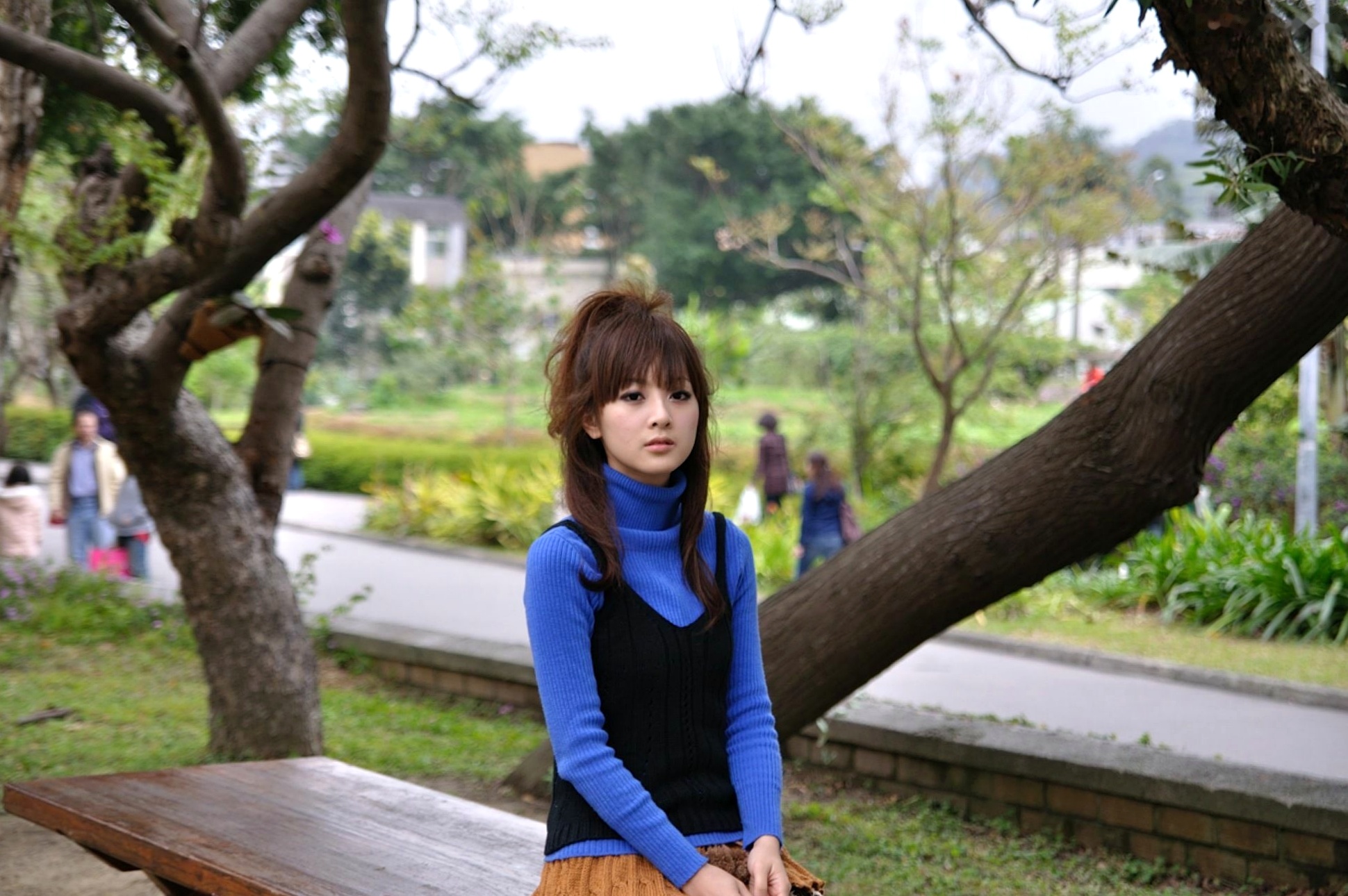 Gallery - 台湾正妹张允霏/果子MM《台大外拍》第5部，校园清新风，碎花裙单车少女高清写真集台湾户外清纯治愈系 女神私房照_秀色女神 - image 64