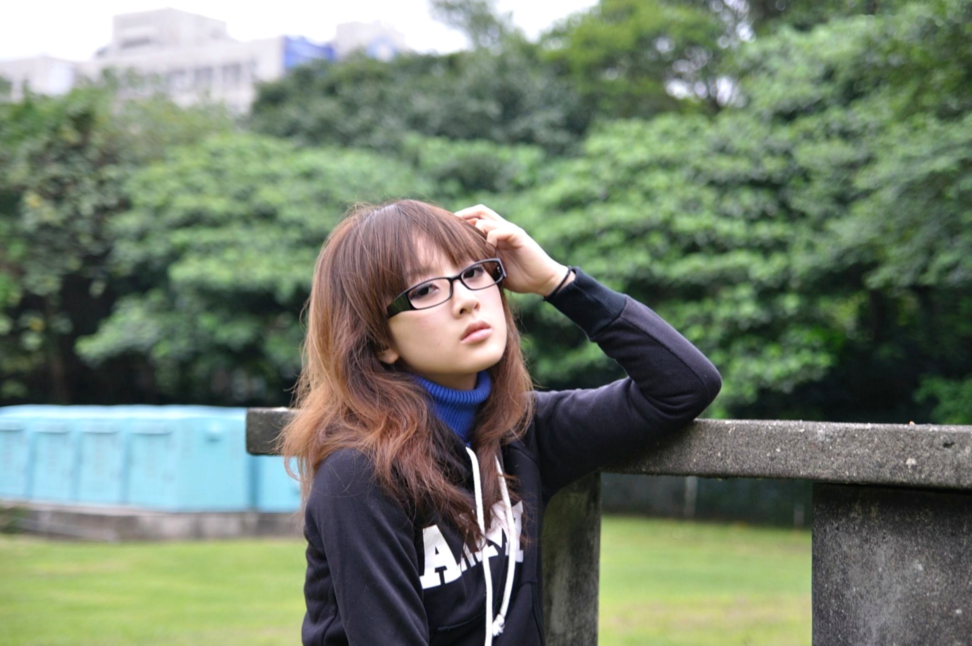 Gallery - 台湾正妹张允霏/果子MM《台大外拍》第5部，校园清新风，碎花裙单车少女高清写真集台湾户外清纯治愈系 女神私房照_秀色女神 - image 82