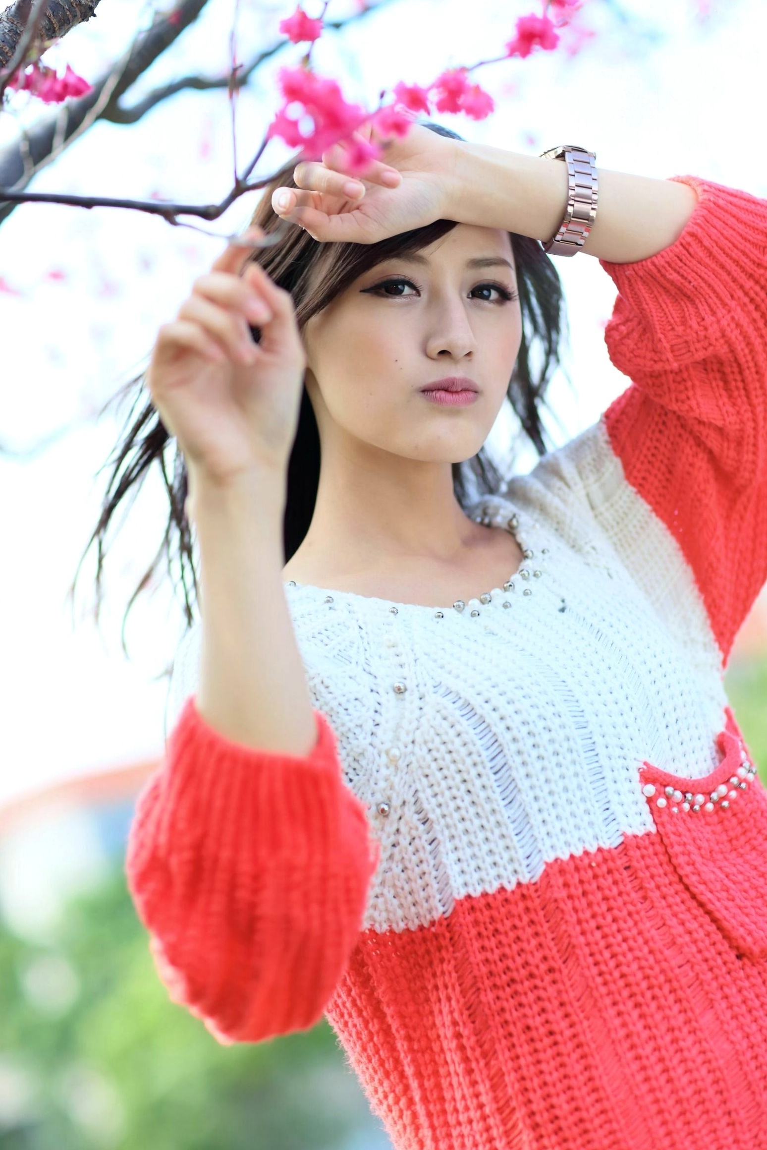 Gallery - 台湾美女钟幸村/梁以辰《双溪公园》清新户外随拍写真，治愈系甜美邻家女孩踏青唯美摄影集清新户外治愈系台湾女神 女神私房照_秀色女神 - image 2